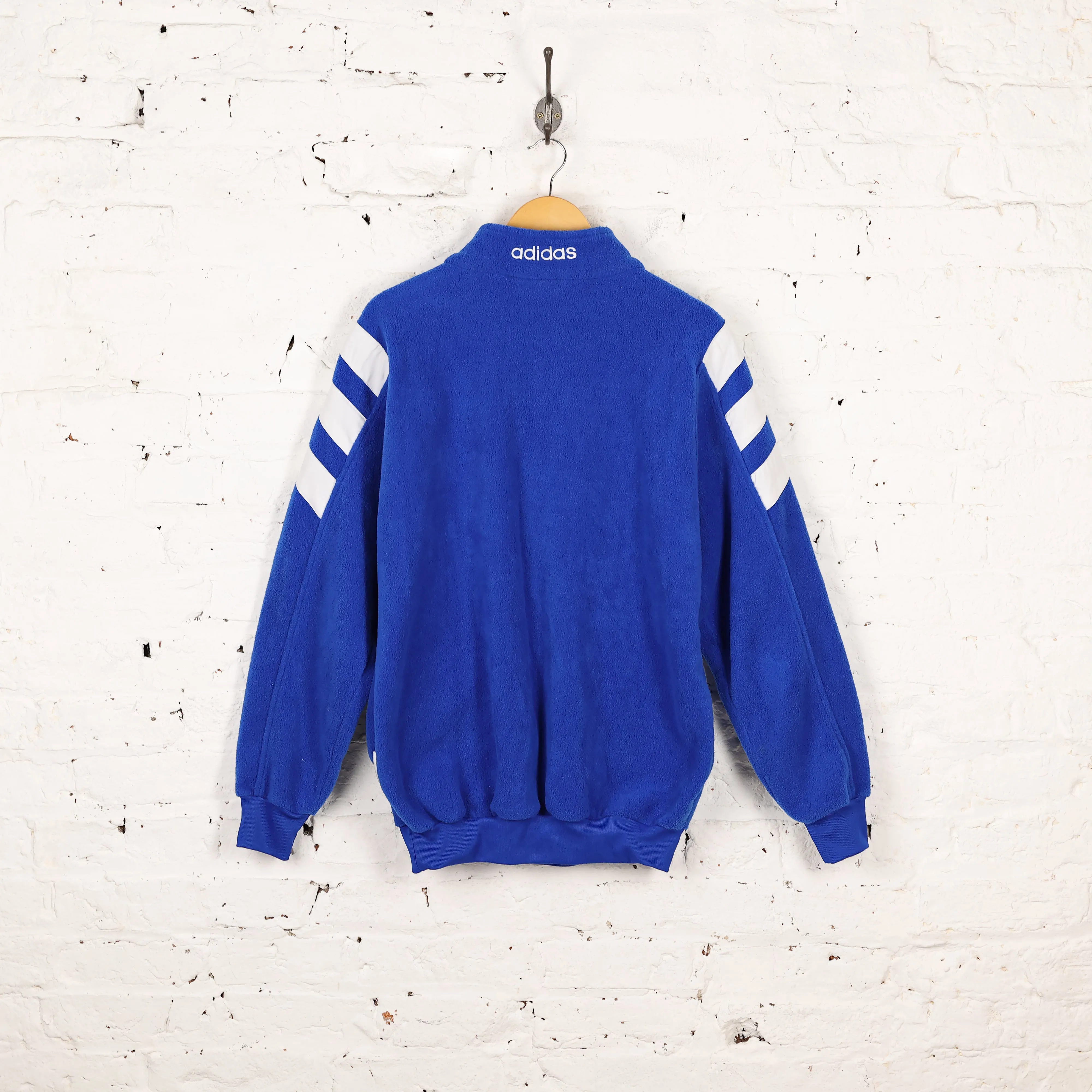 Adidas Schalke 04 1/4 Zip 90s Fleece - Blue - L