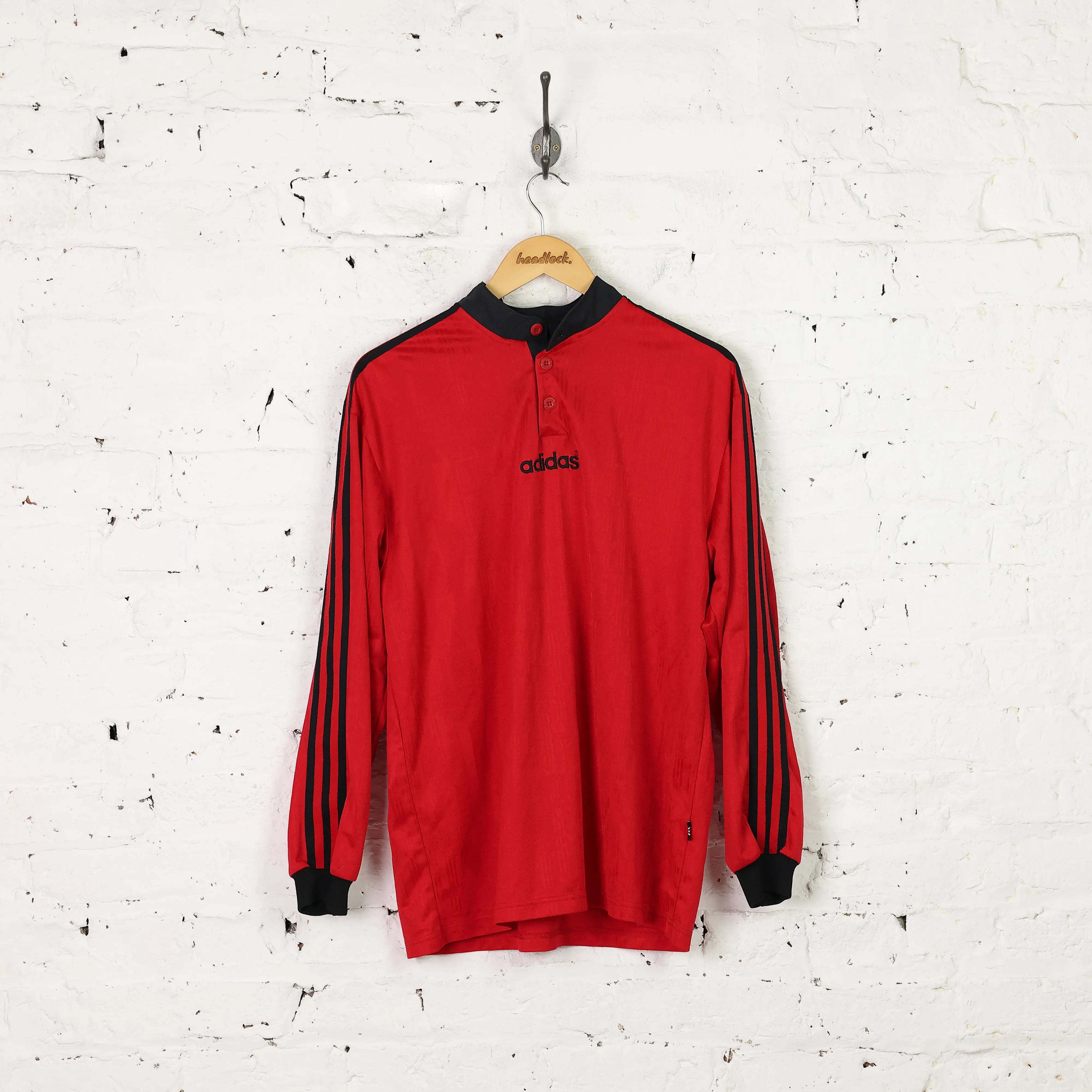 Adidas Template 90s Football Shirt - Red - L