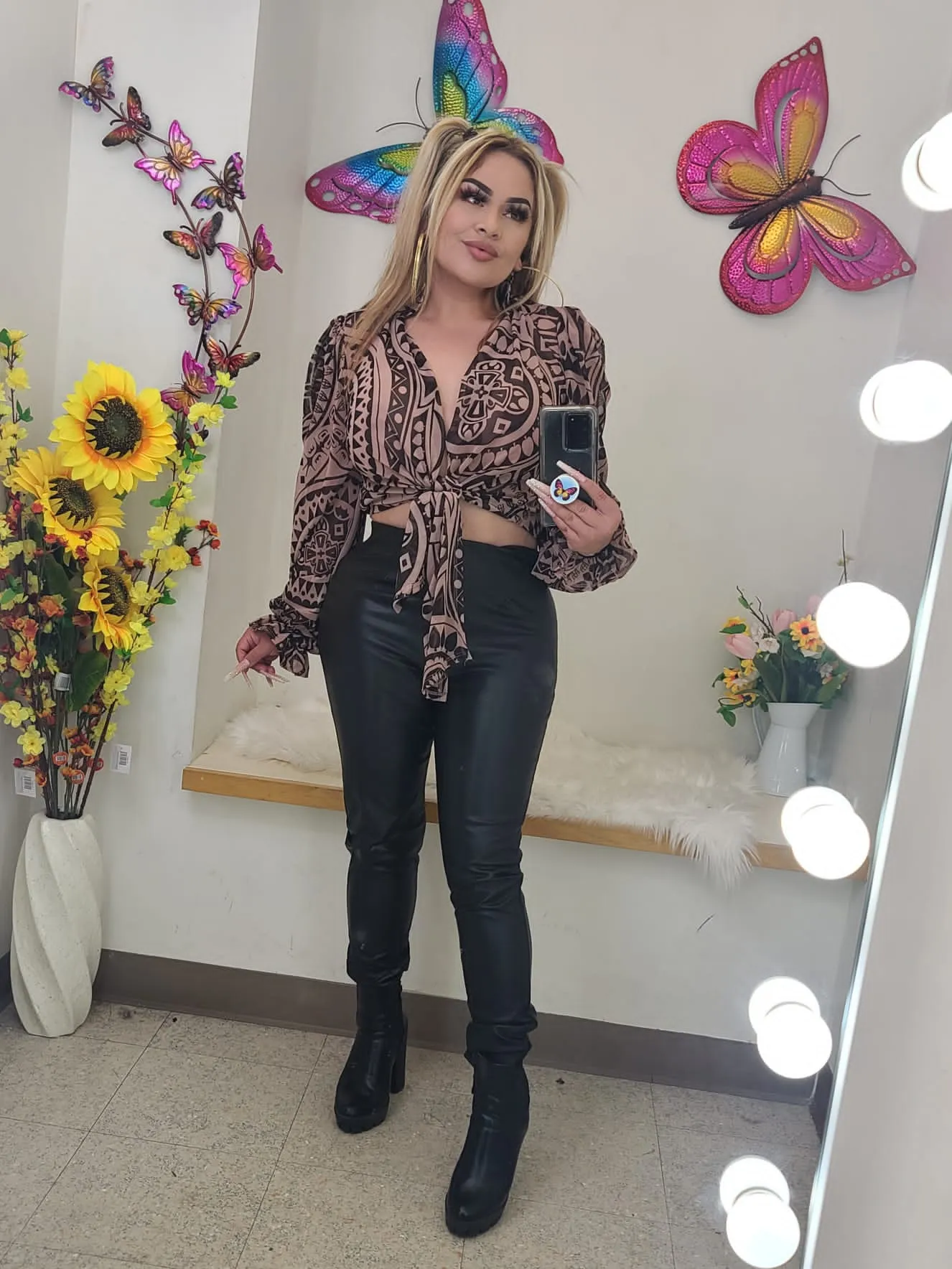Ashley BLk PURPLE