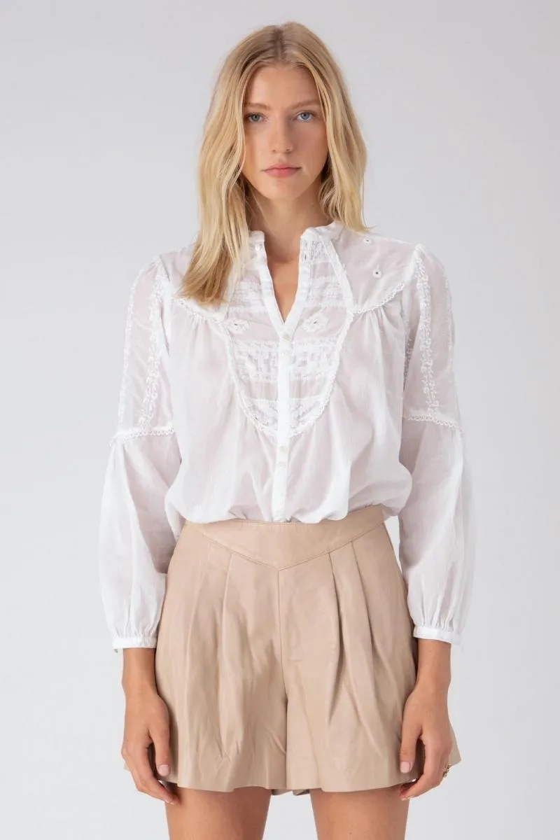 Athena Blouse - White