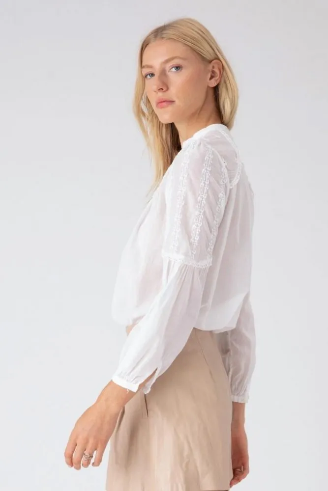 Athena Blouse - White