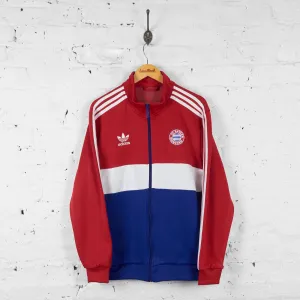 Bayern Munich Adidas Tracksuit Top Jacket - Red - XL