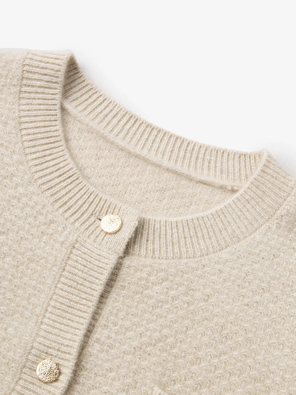 Cable Knit Cashmere Cardigan
