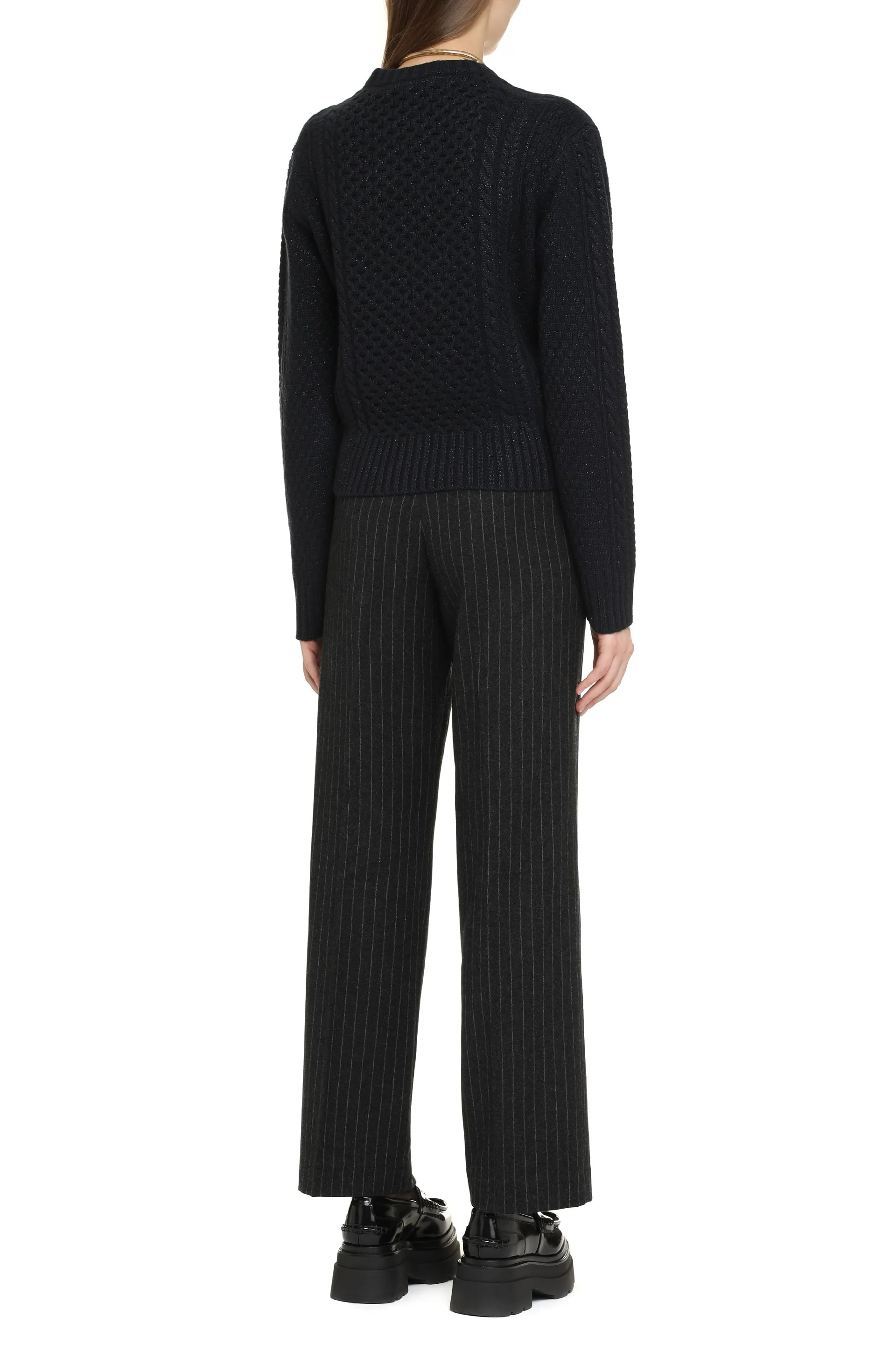 Cable knit sweater