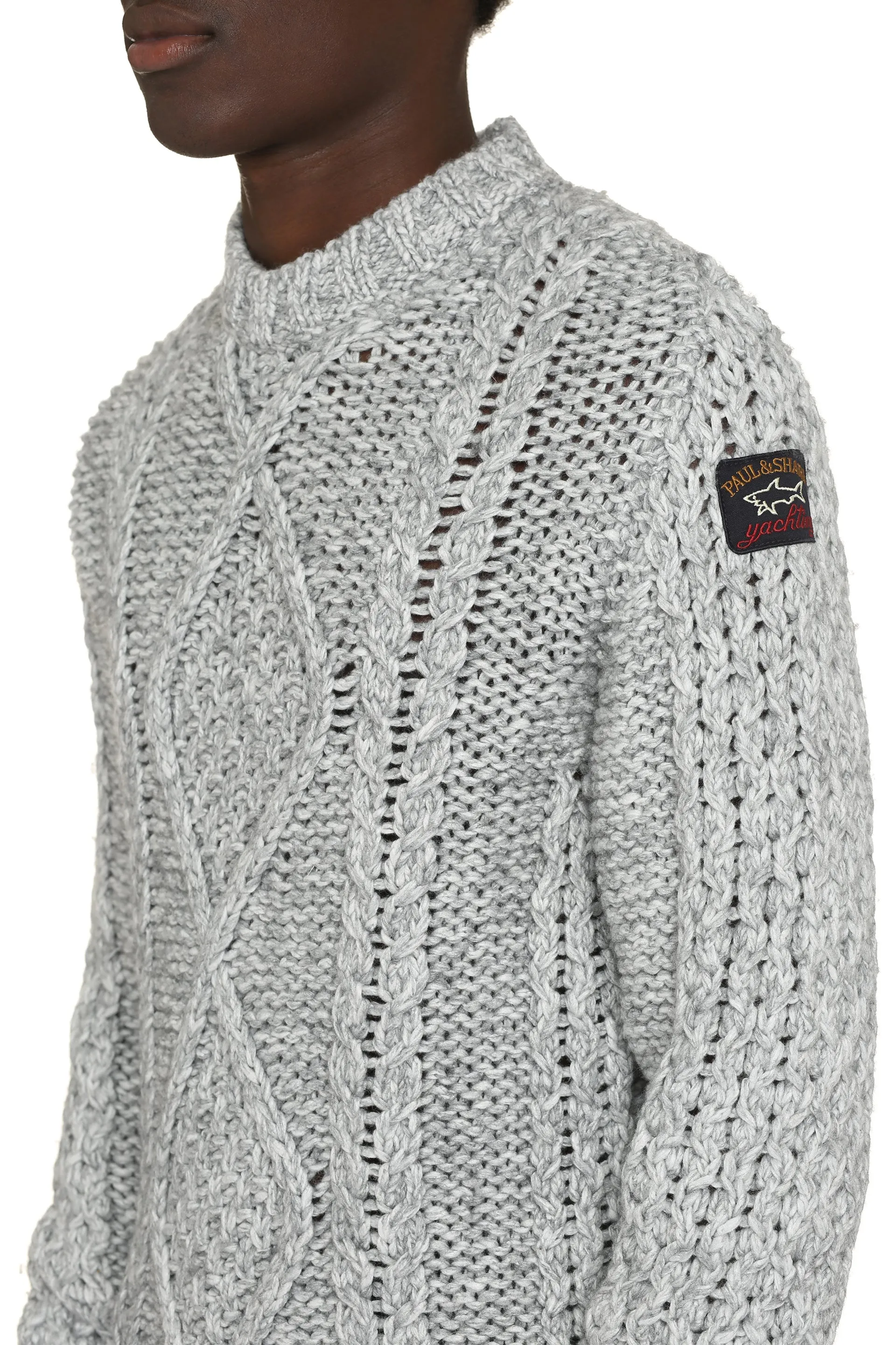 Cable knit sweater