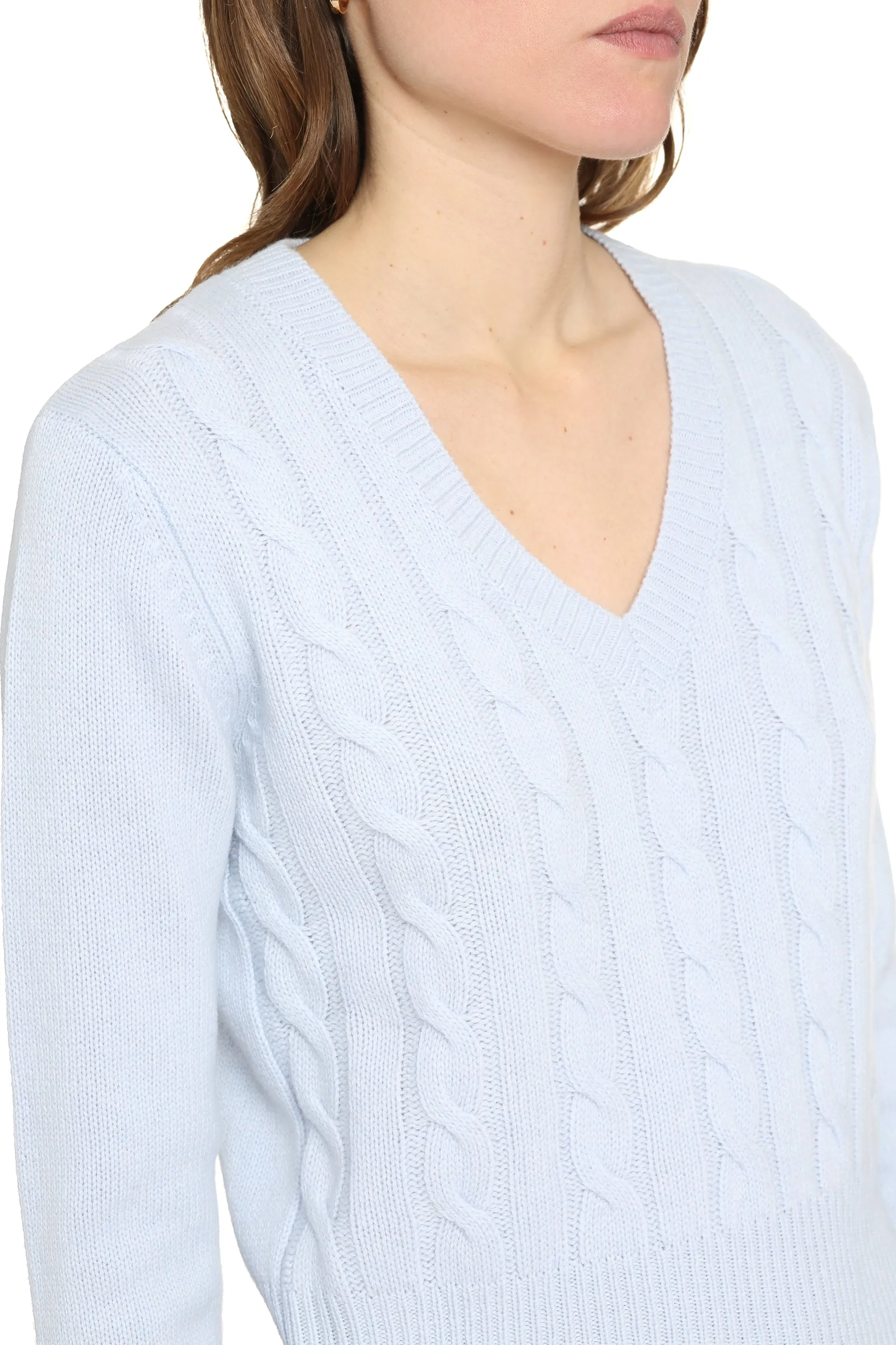 Cashmere V-neck sweater