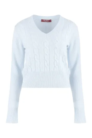 Cashmere V-neck sweater
