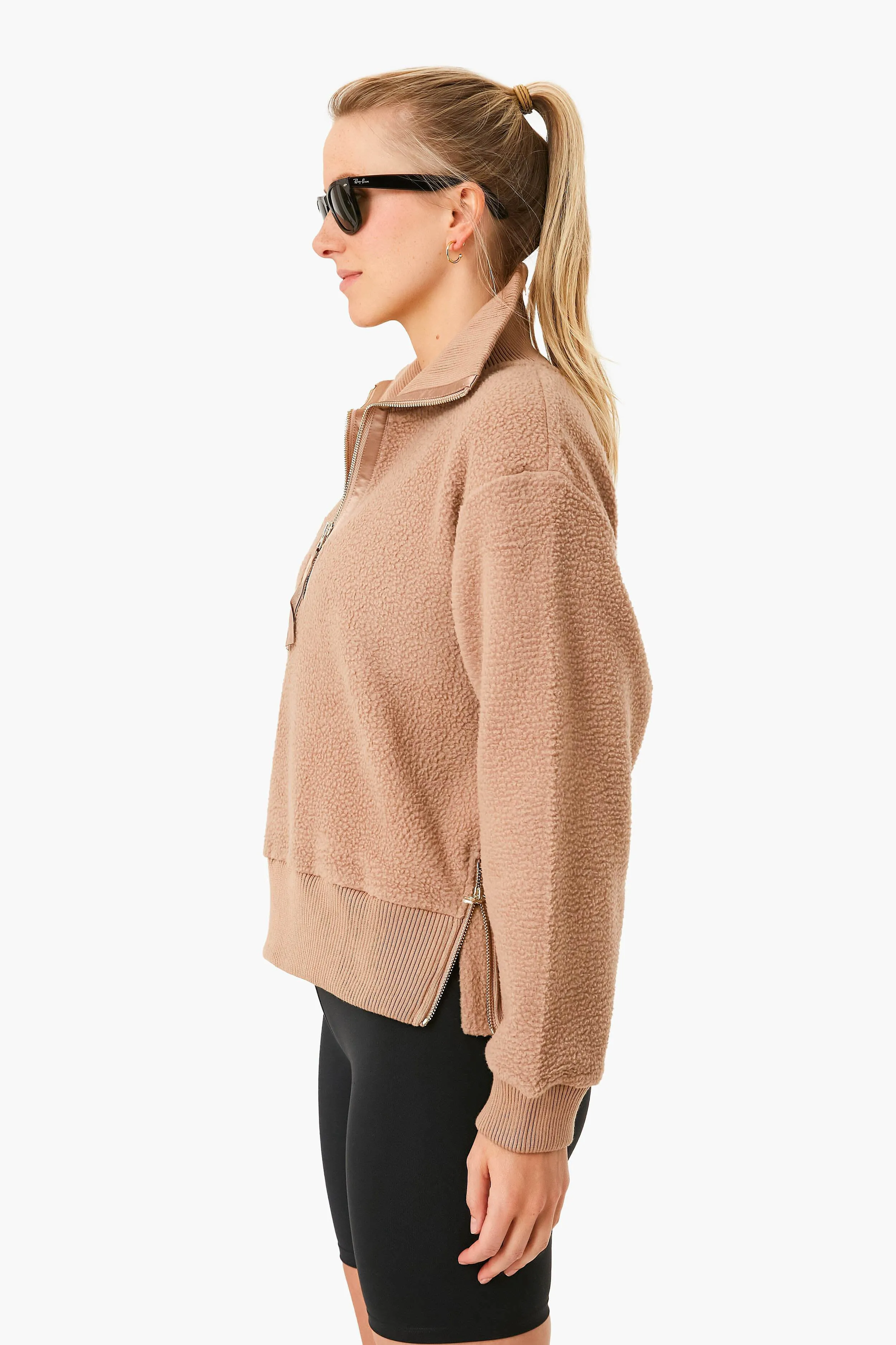 Chanterelle Roselle Half Zip Fleece