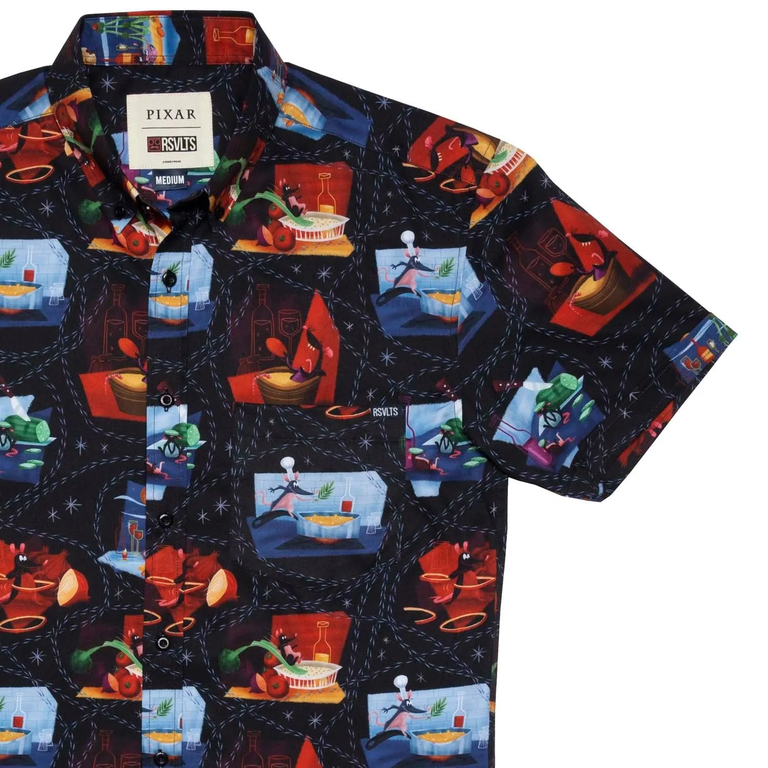 Disney and Pixar Ratatouille "Shirtatouille" – KUNUFLEX Short Sleeve Shirt