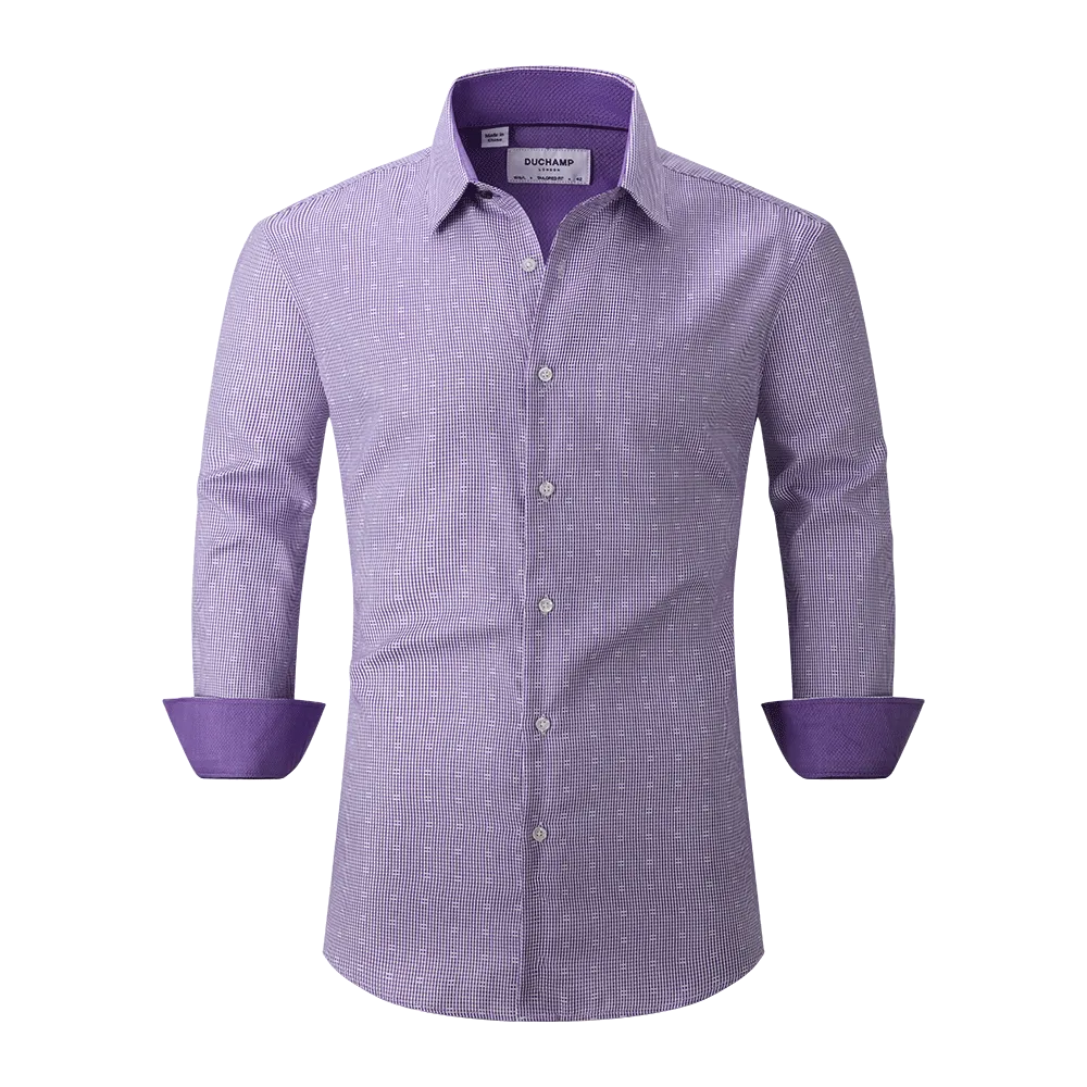 Duchamp London Fancy Check Dress Shirt