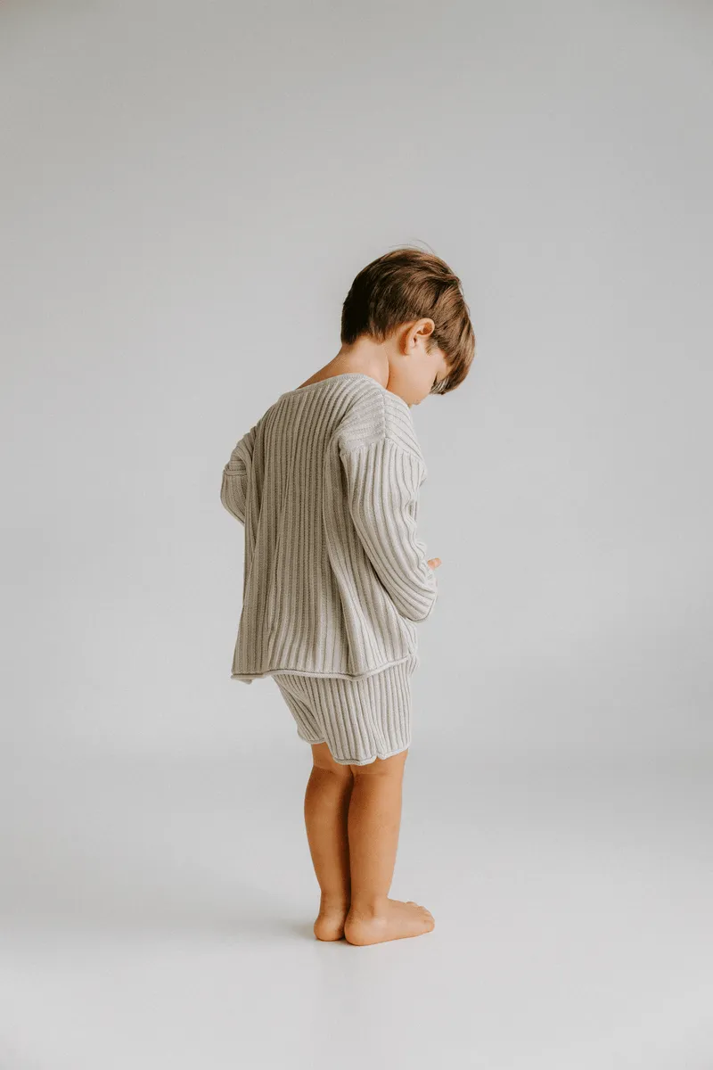 Essential Knit Sweater - Powder Blue