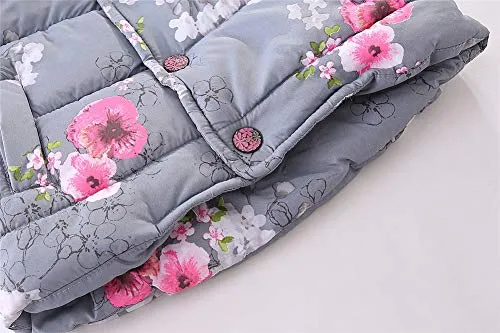 Floral Faux Fur Vest for Little Girls