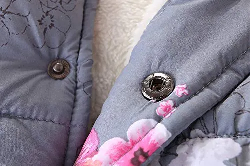 Floral Faux Fur Vest for Little Girls