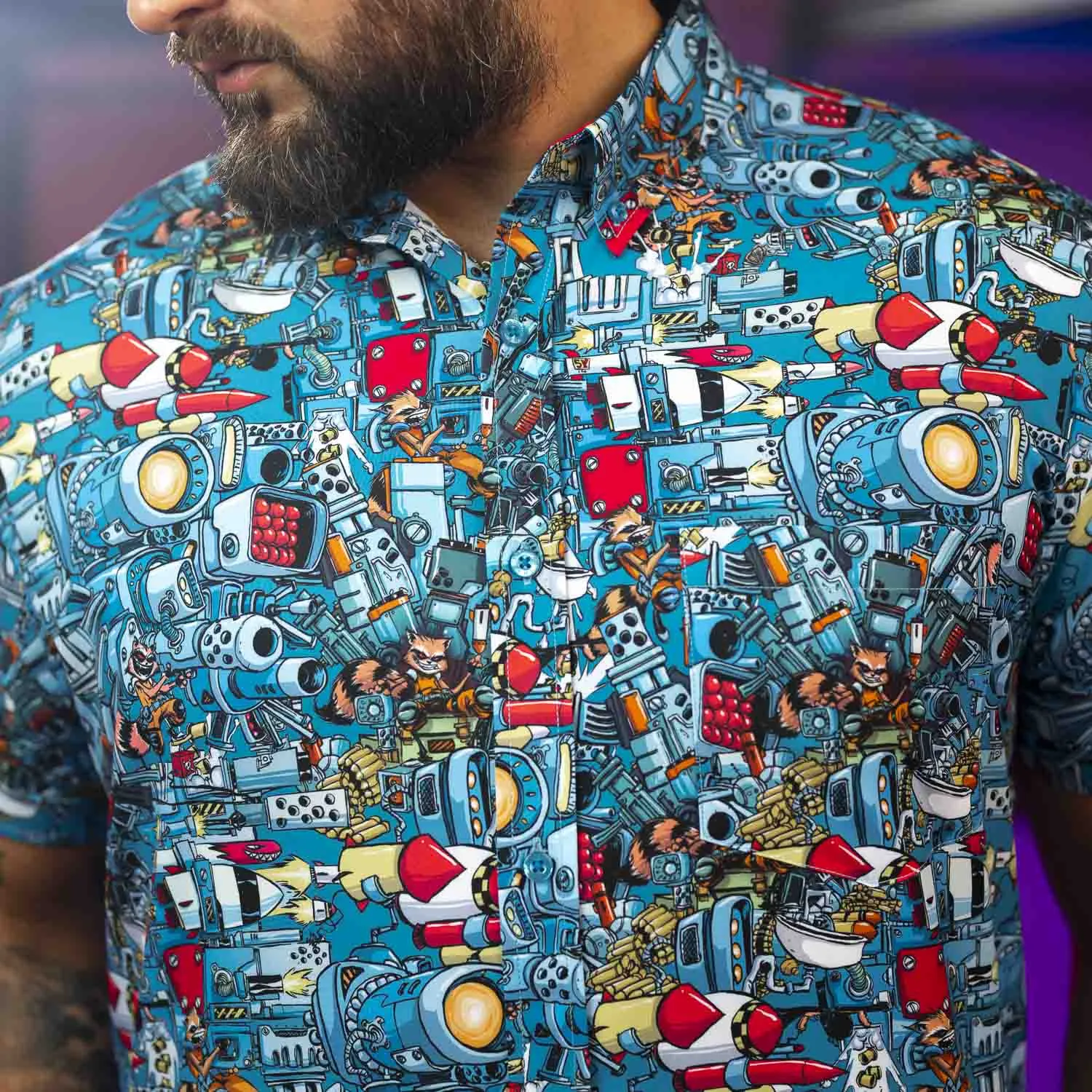 Guardians of the Galaxy “Rocket’s Rockets” – KUNUFLEX Short Sleeve Shirt