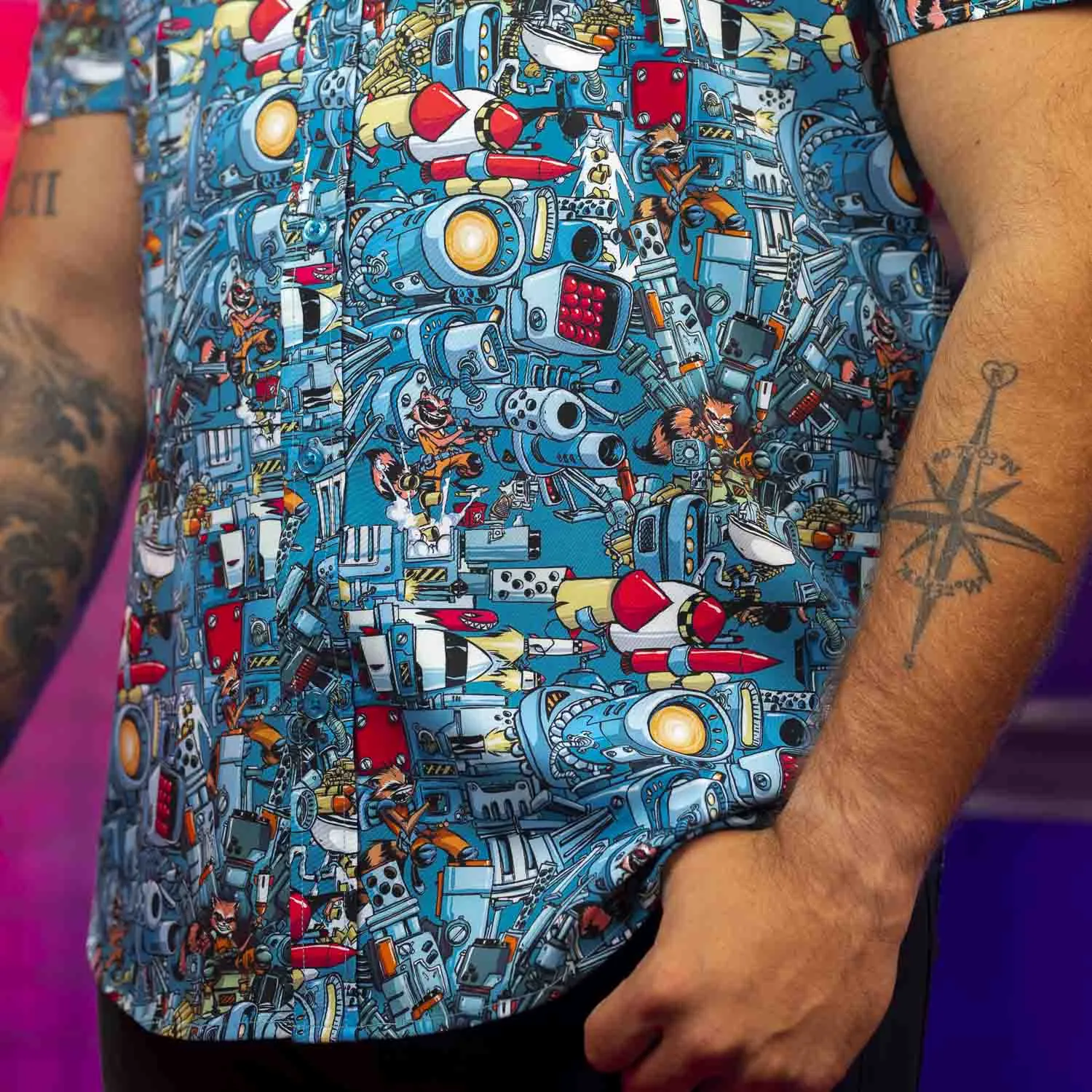 Guardians of the Galaxy “Rocket’s Rockets” – KUNUFLEX Short Sleeve Shirt