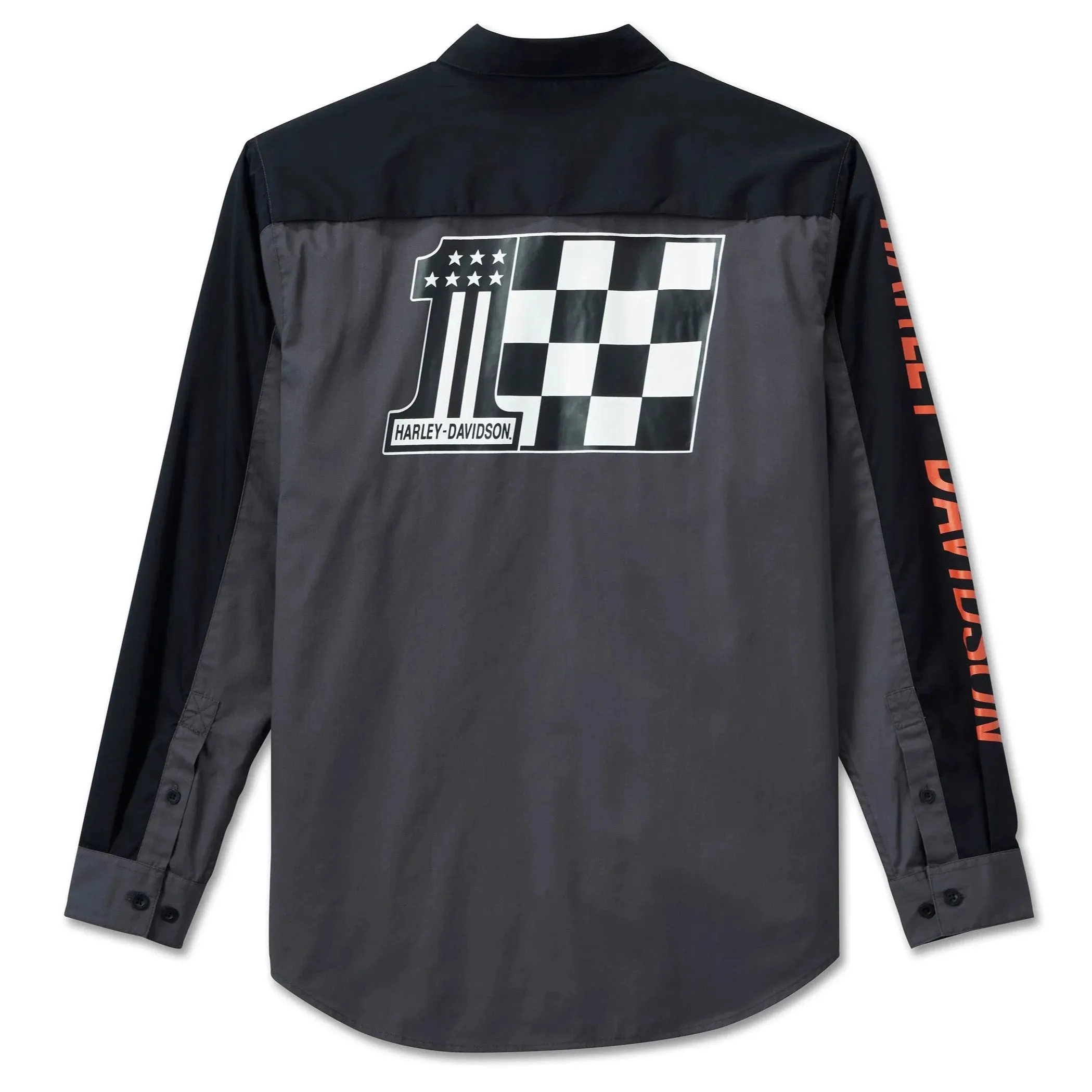 Harley-Davidson® Men's #1 Victory Shirt - Blackened Pearl
