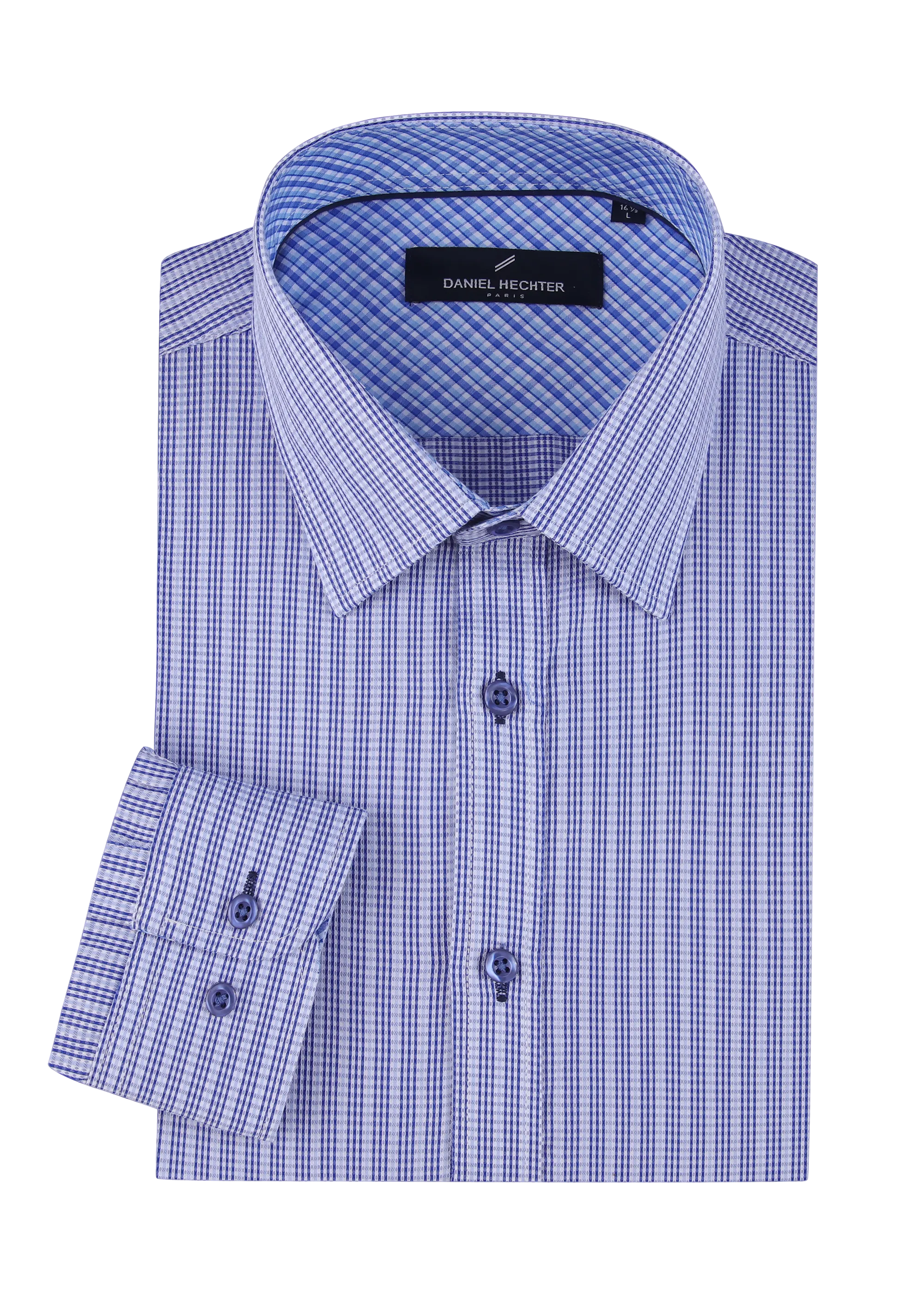 Hechter Paris Stripe Slim Fit Dress Shirt