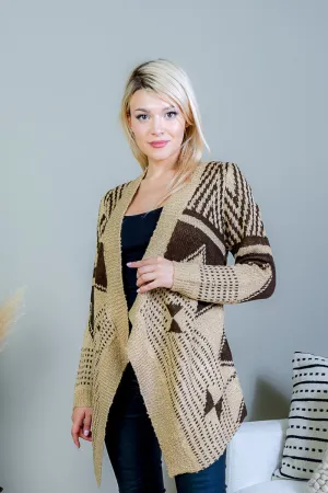 Honey brown cardigan