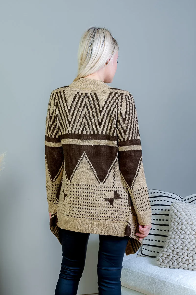 Honey brown cardigan