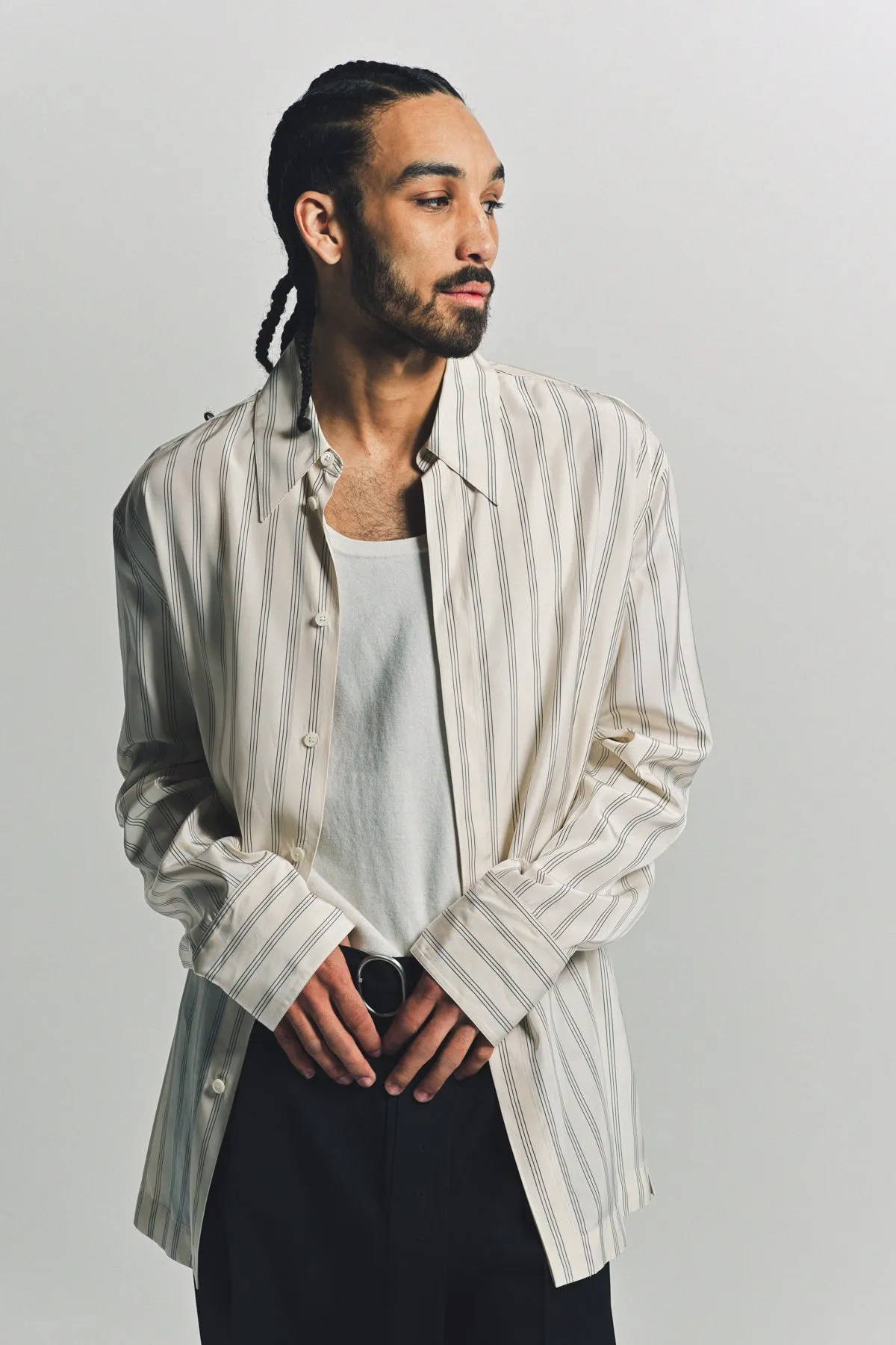 JIL SANDER | CONCEALED BUTTON SHIRT