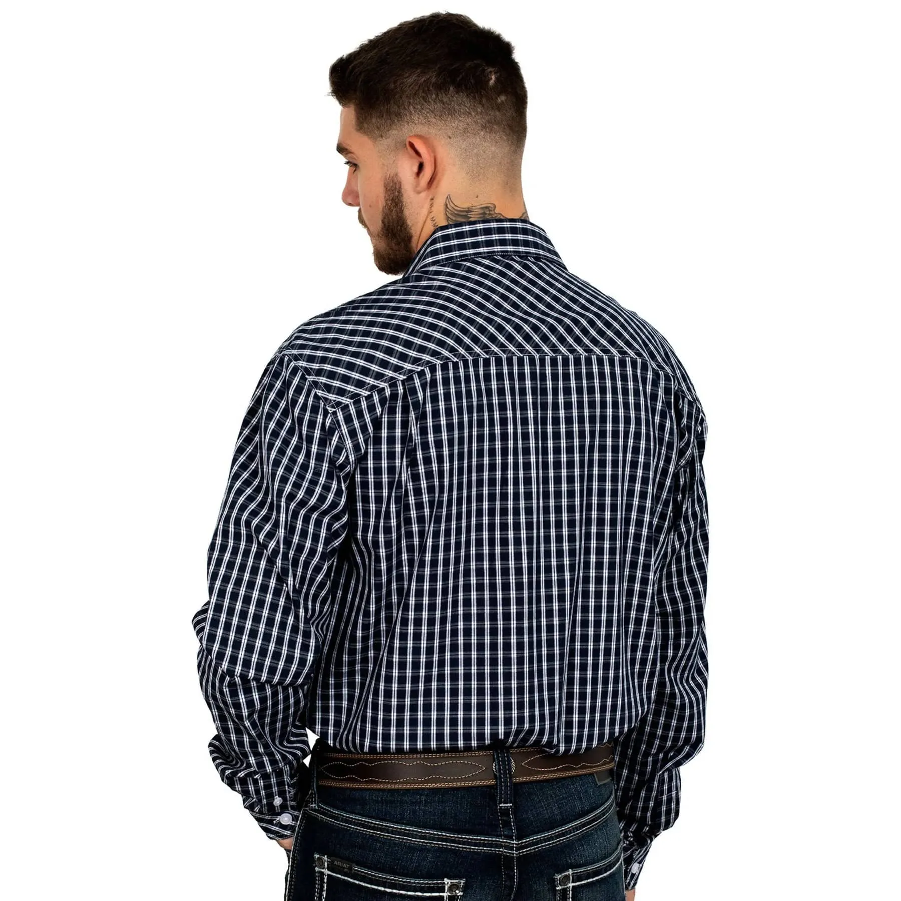 Just Country Workshirt Mens Austin Full Button (MWLS2365)