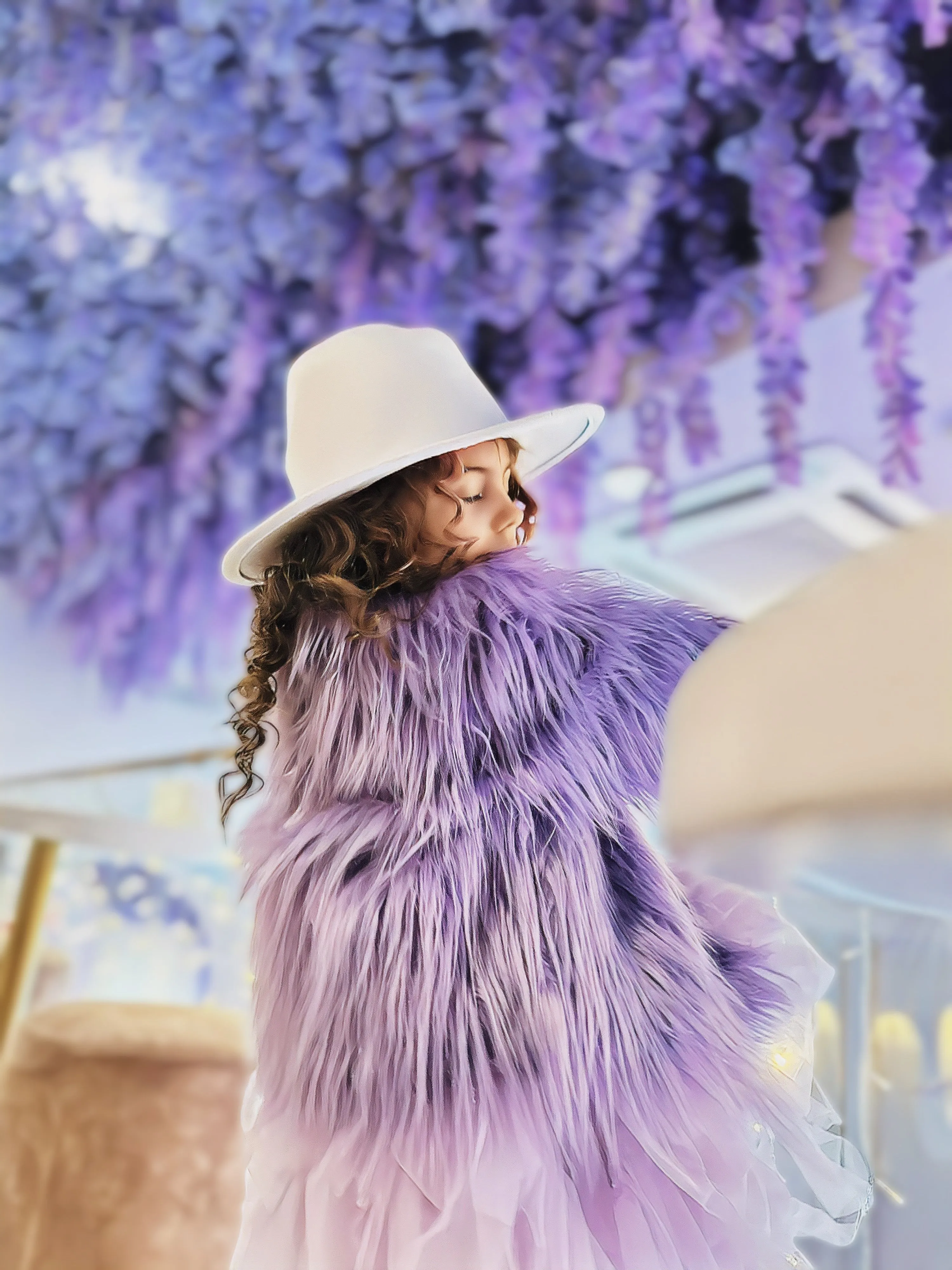 Kids Faux Fur Coat
