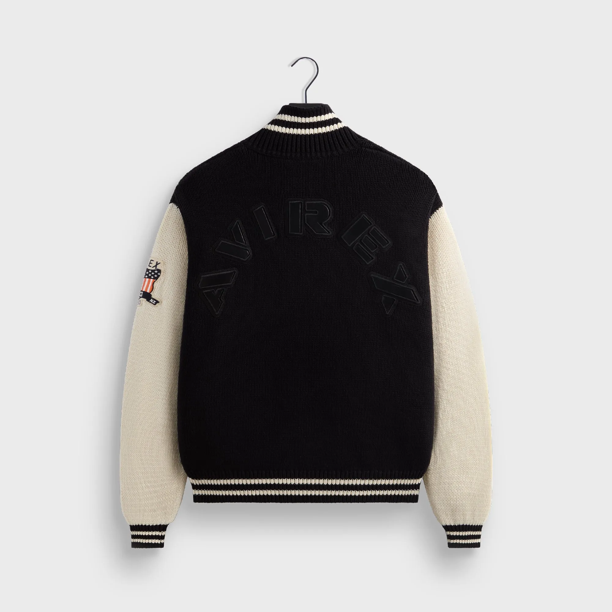 Kith & AVIREX for the New York Knicks Wyona Full Zip Sweater - Black