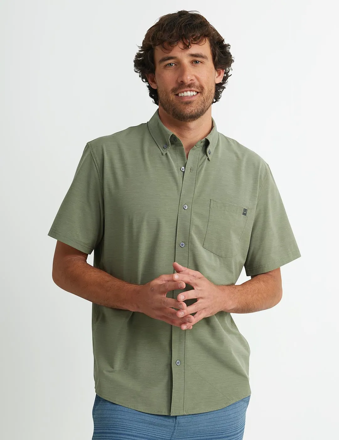 Kona Solid Button-Down