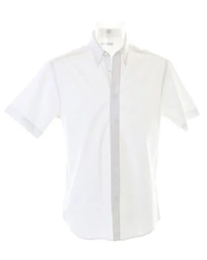 Kustom Kit Mens City Short Sleeve Shirt-KK385