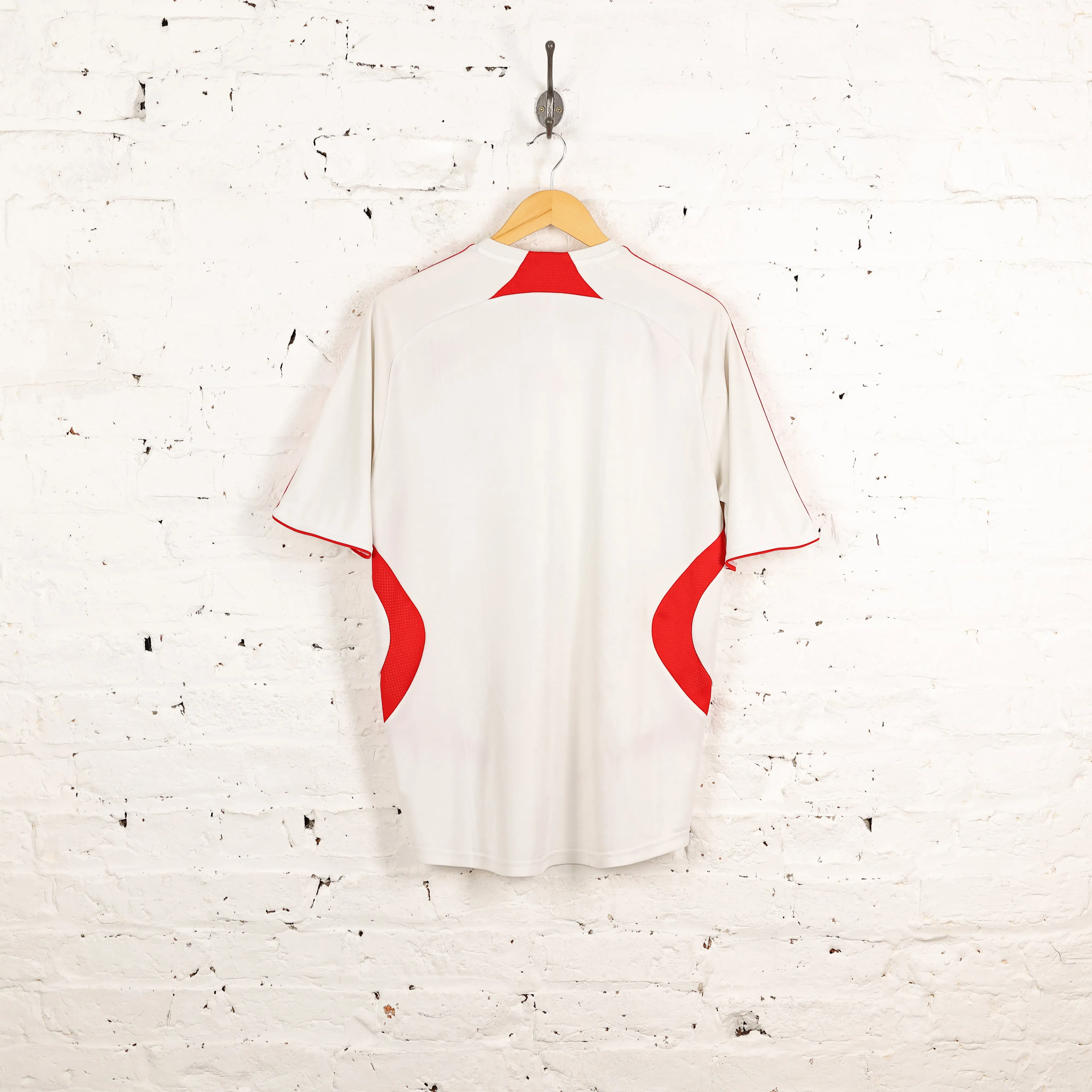 Liverpool Adidas Away 2007 Football Shirt - White - XL