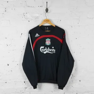 Liverpool Adidas Training Sweatshirt - Black - L