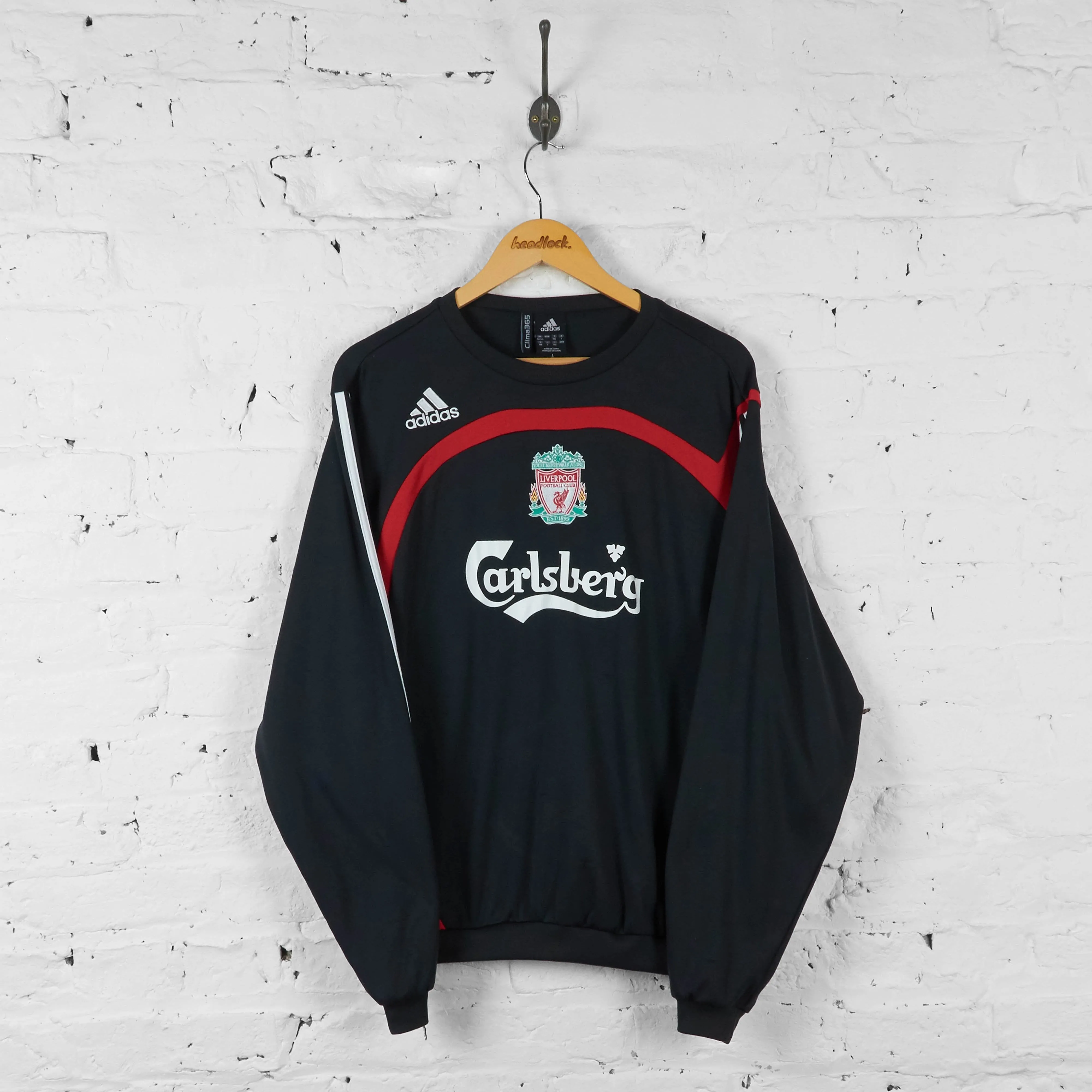 Liverpool Adidas Training Sweatshirt - Black - L