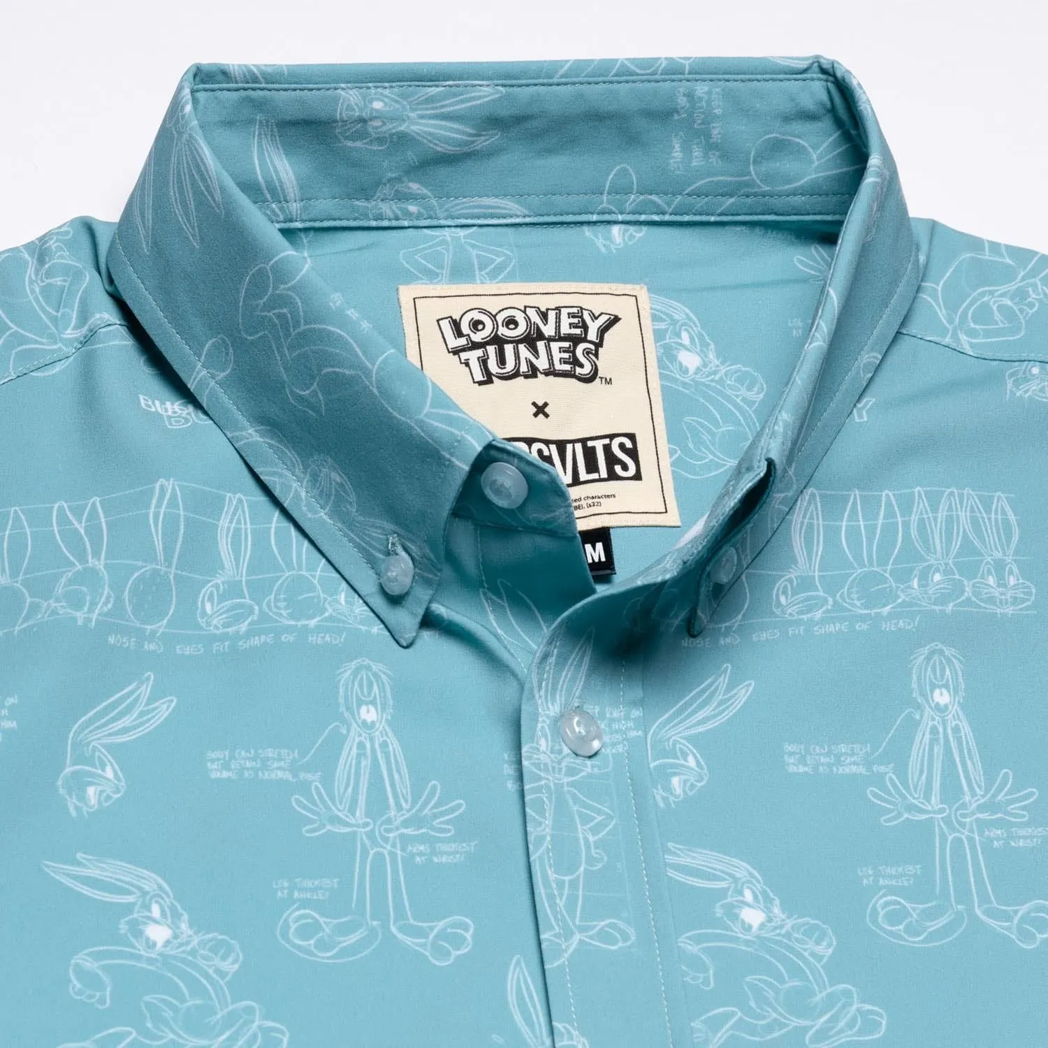 Looney Tunes "Bunny Blueprints" – KUNUFLEX Short Sleeve Shirt