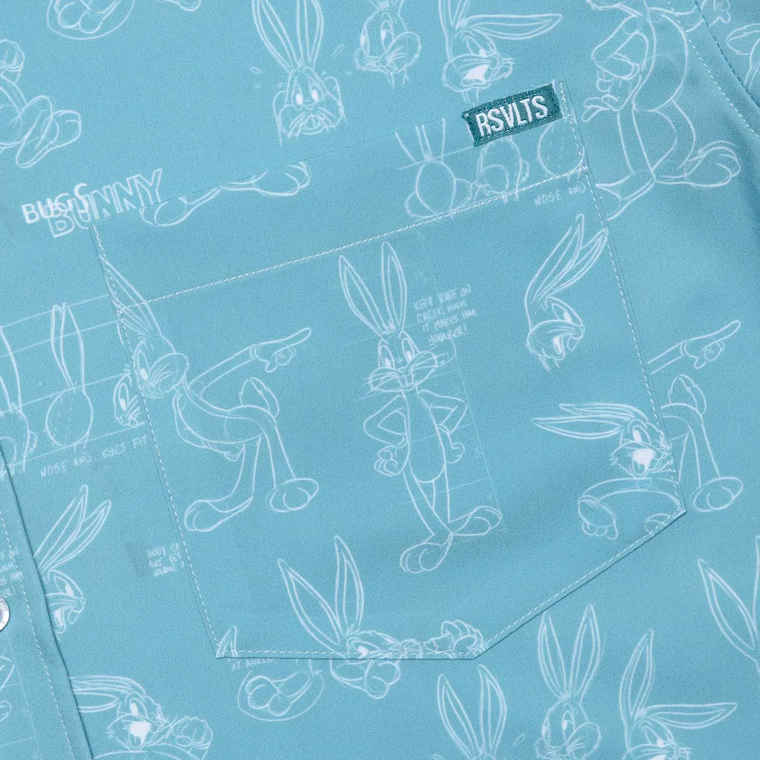 Looney Tunes "Bunny Blueprints" – KUNUFLEX Short Sleeve Shirt