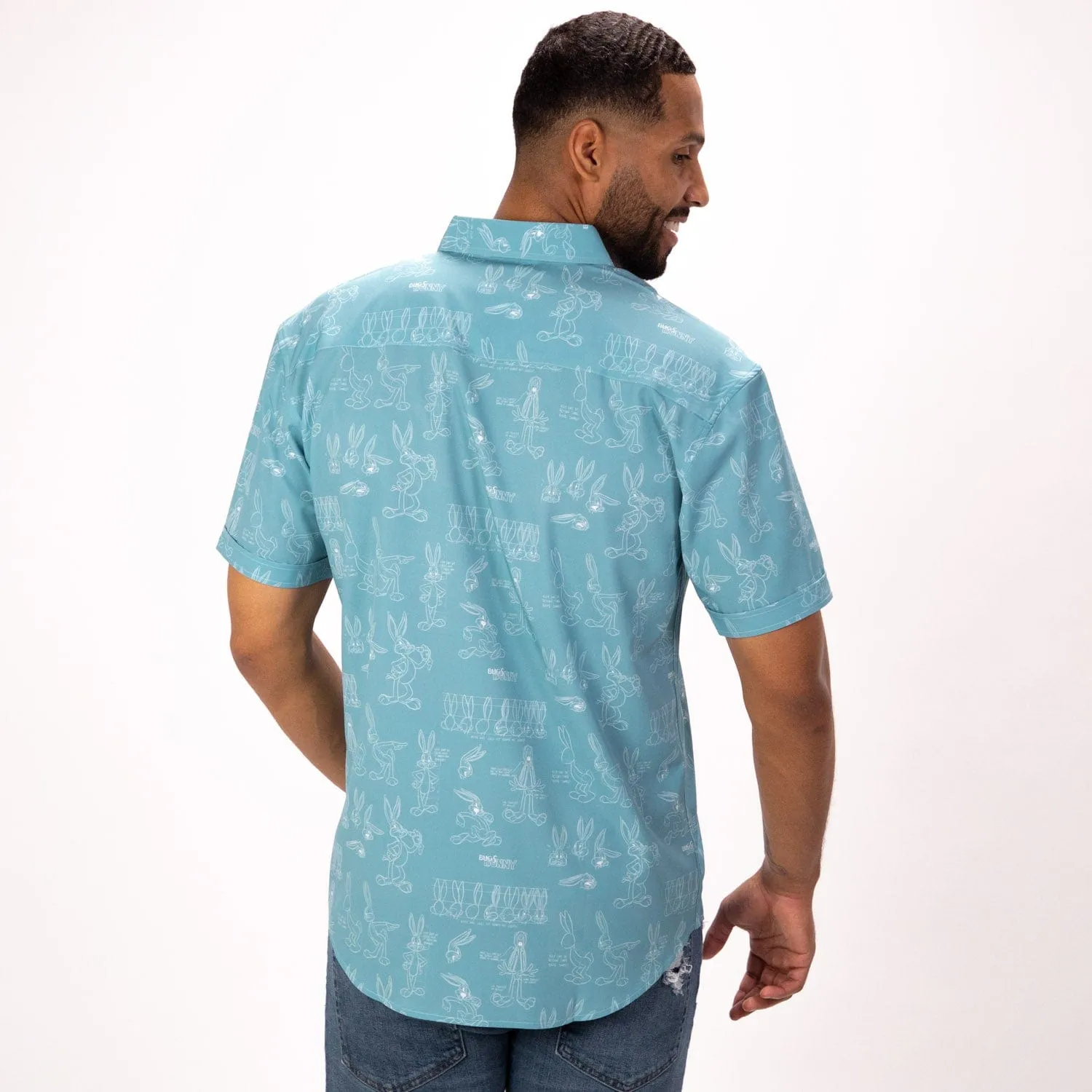 Looney Tunes "Bunny Blueprints" – KUNUFLEX Short Sleeve Shirt