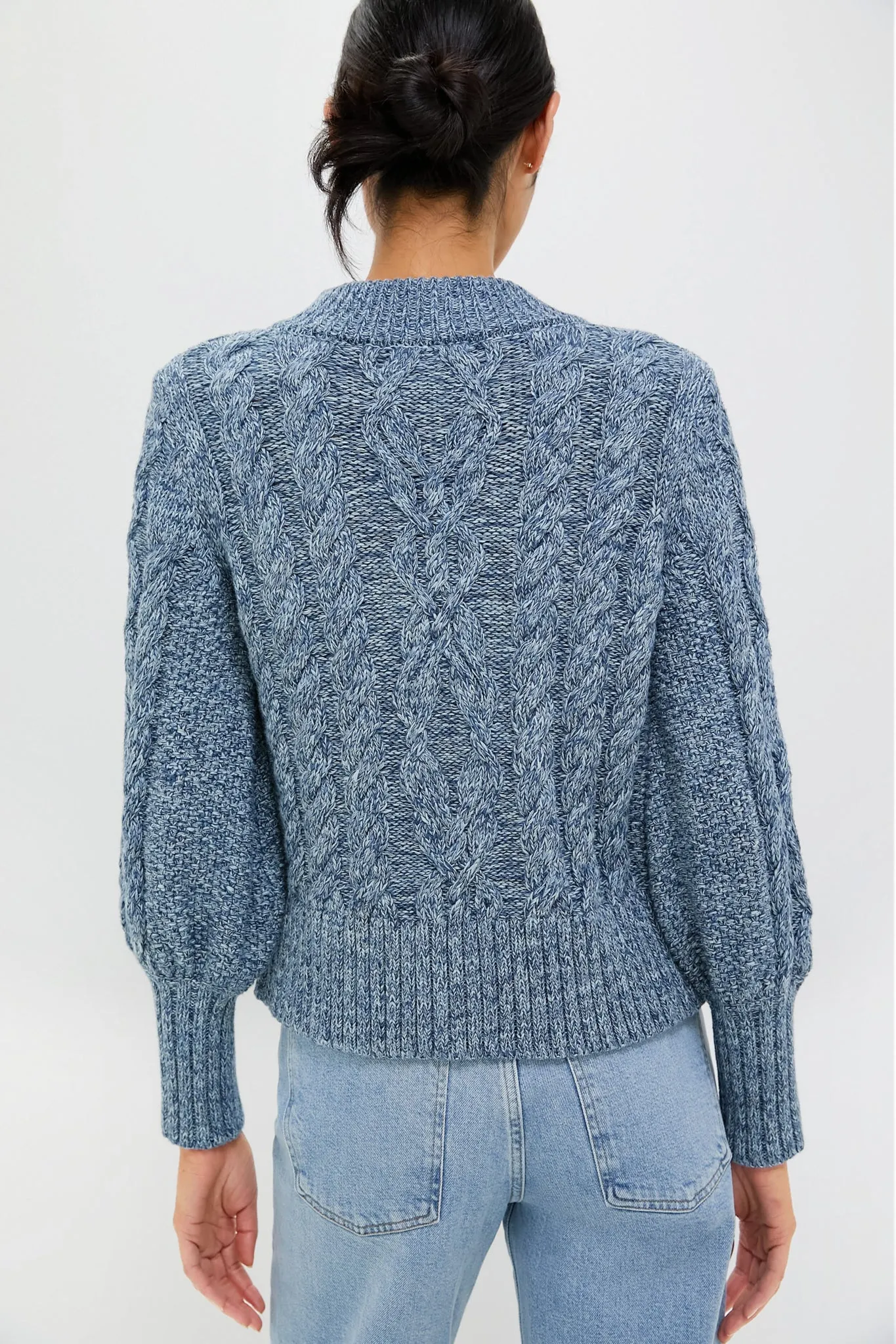 Marled Blue Colette Cardigan