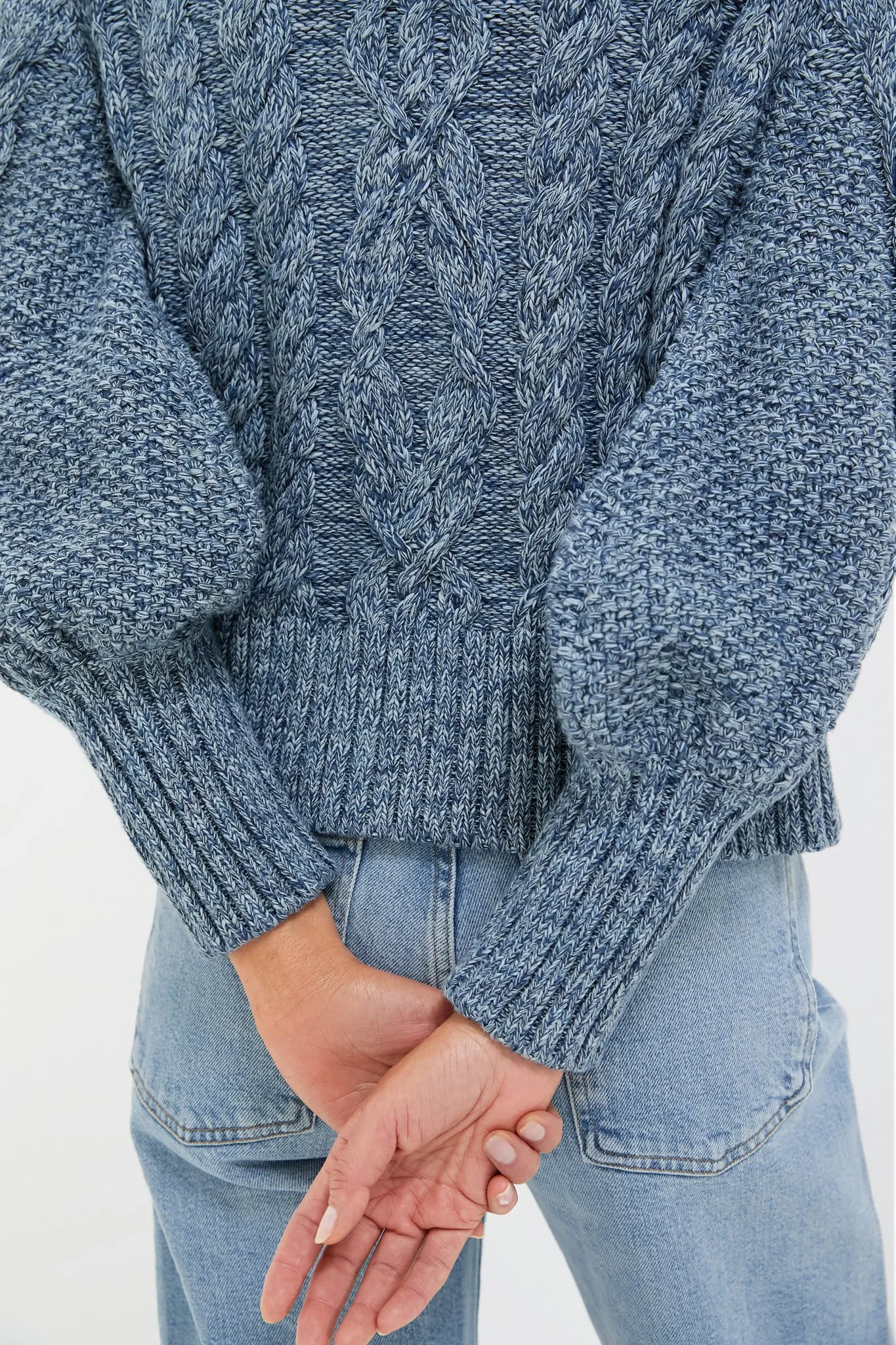 Marled Blue Colette Cardigan