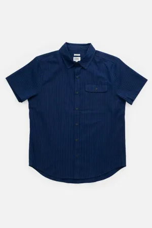 Marten Shirt / Indigo Stripe
