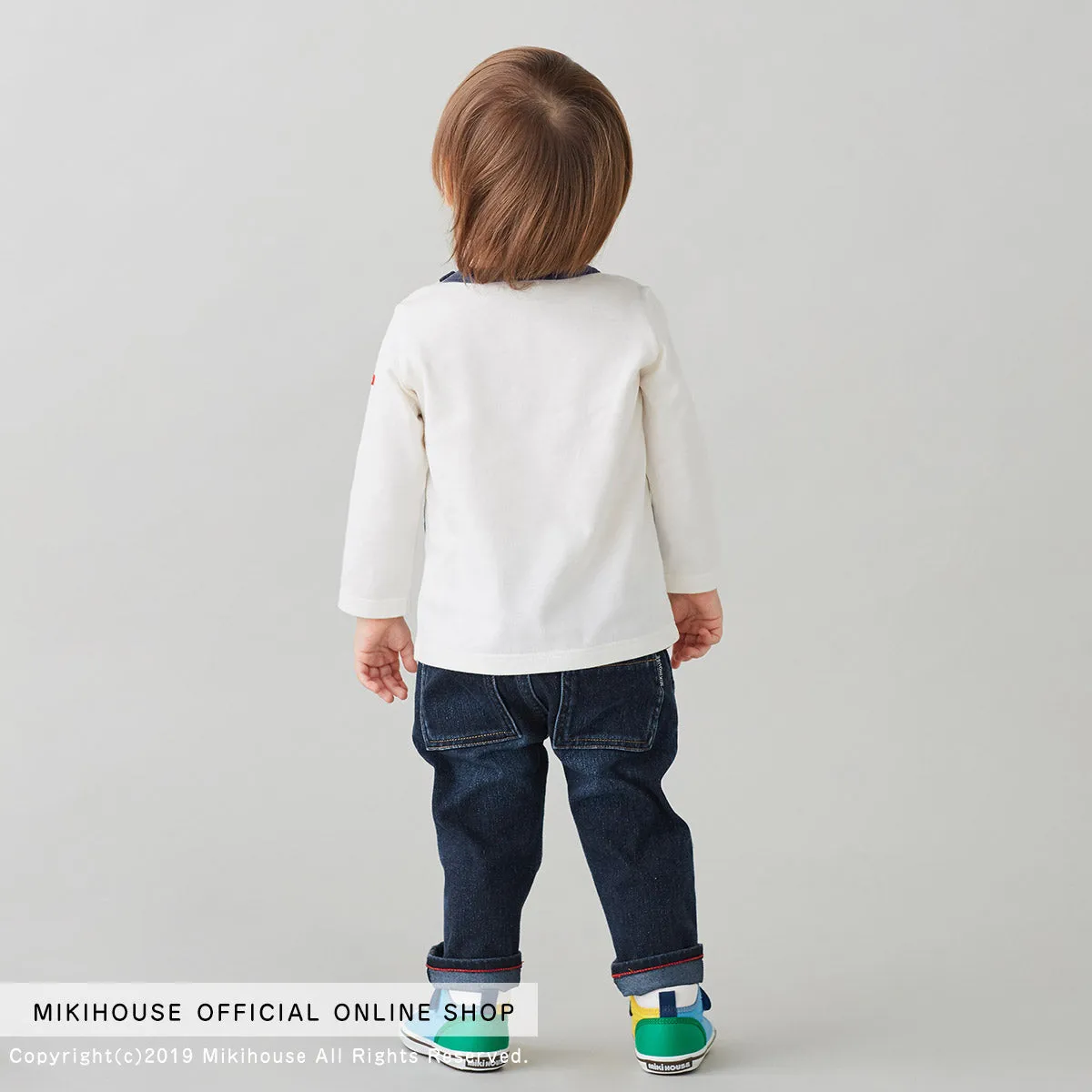 MIKI HOUSE Vehicles Long Sleeve Tee