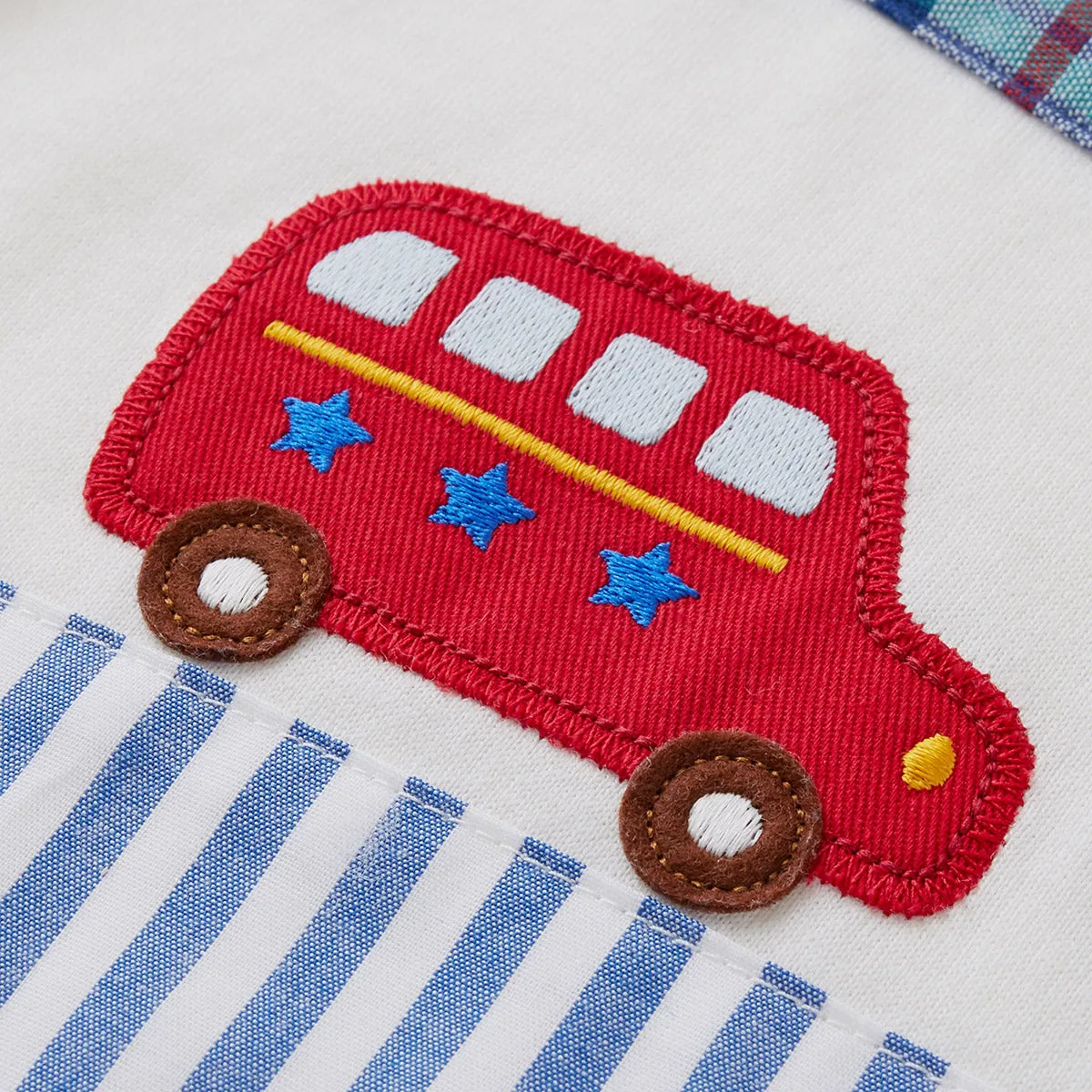 MIKI HOUSE Vehicles Long Sleeve Tee
