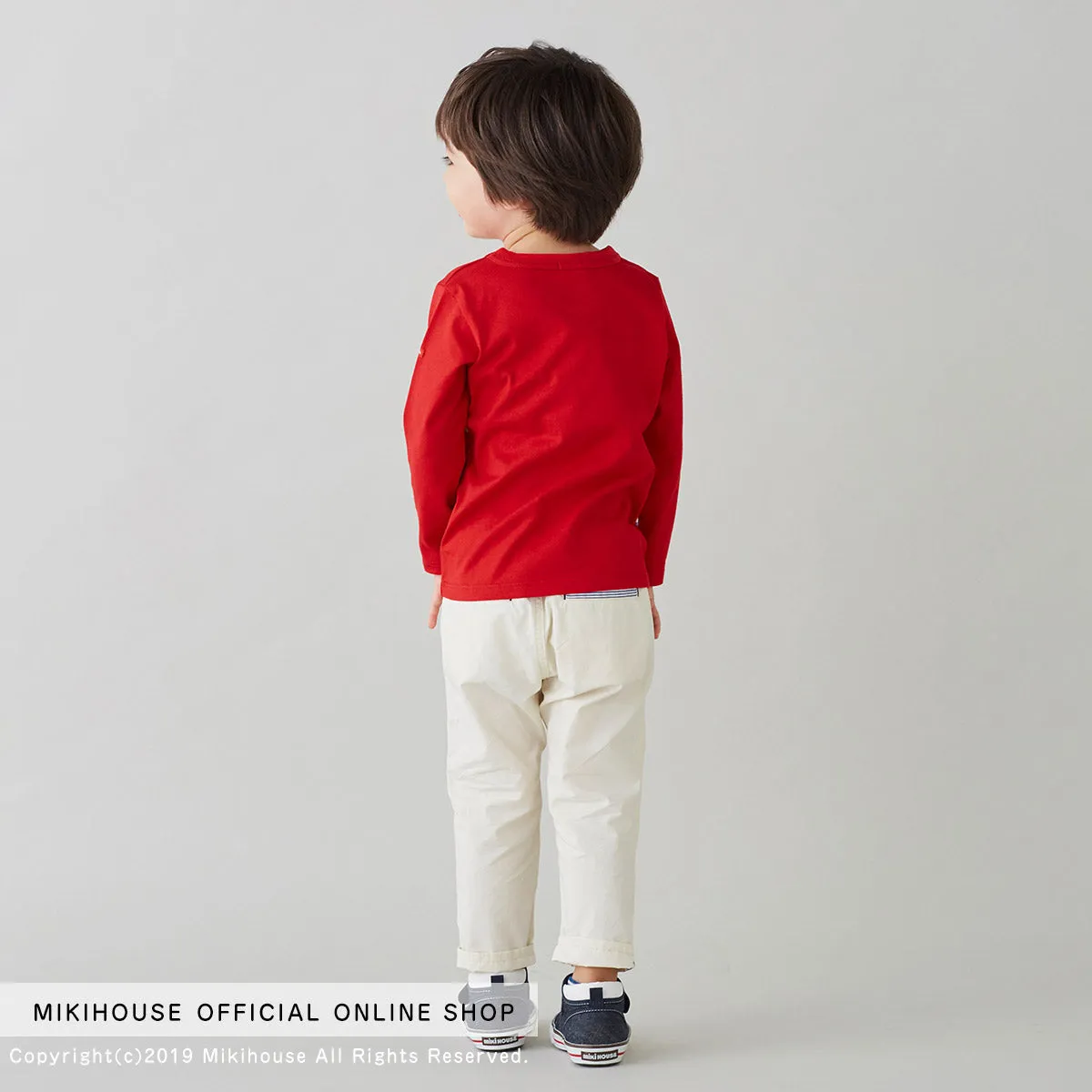 MIKI HOUSE Vehicles Long Sleeve Tee