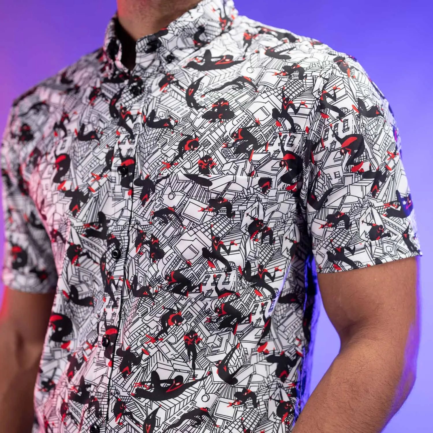 Miles Morales "City Slinger" – KUNUFLEX Short Sleeve Shirt