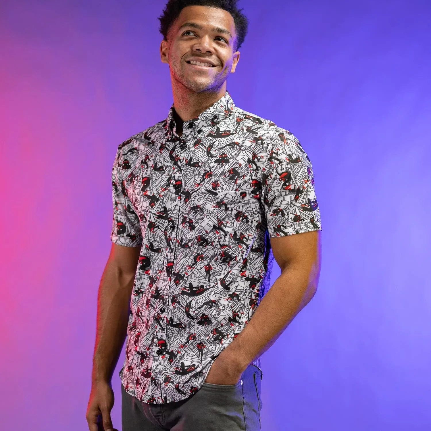 Miles Morales "City Slinger" – KUNUFLEX Short Sleeve Shirt