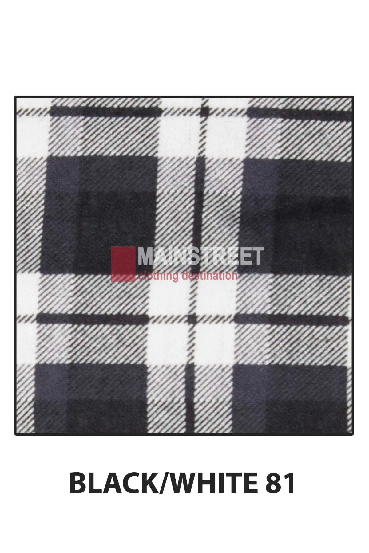Milton Closed Front Flannelette Shirt - 5XL-6XL