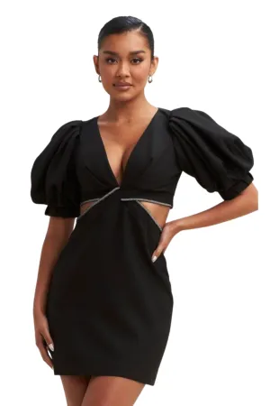 Nashay Puff Sleeve Dress