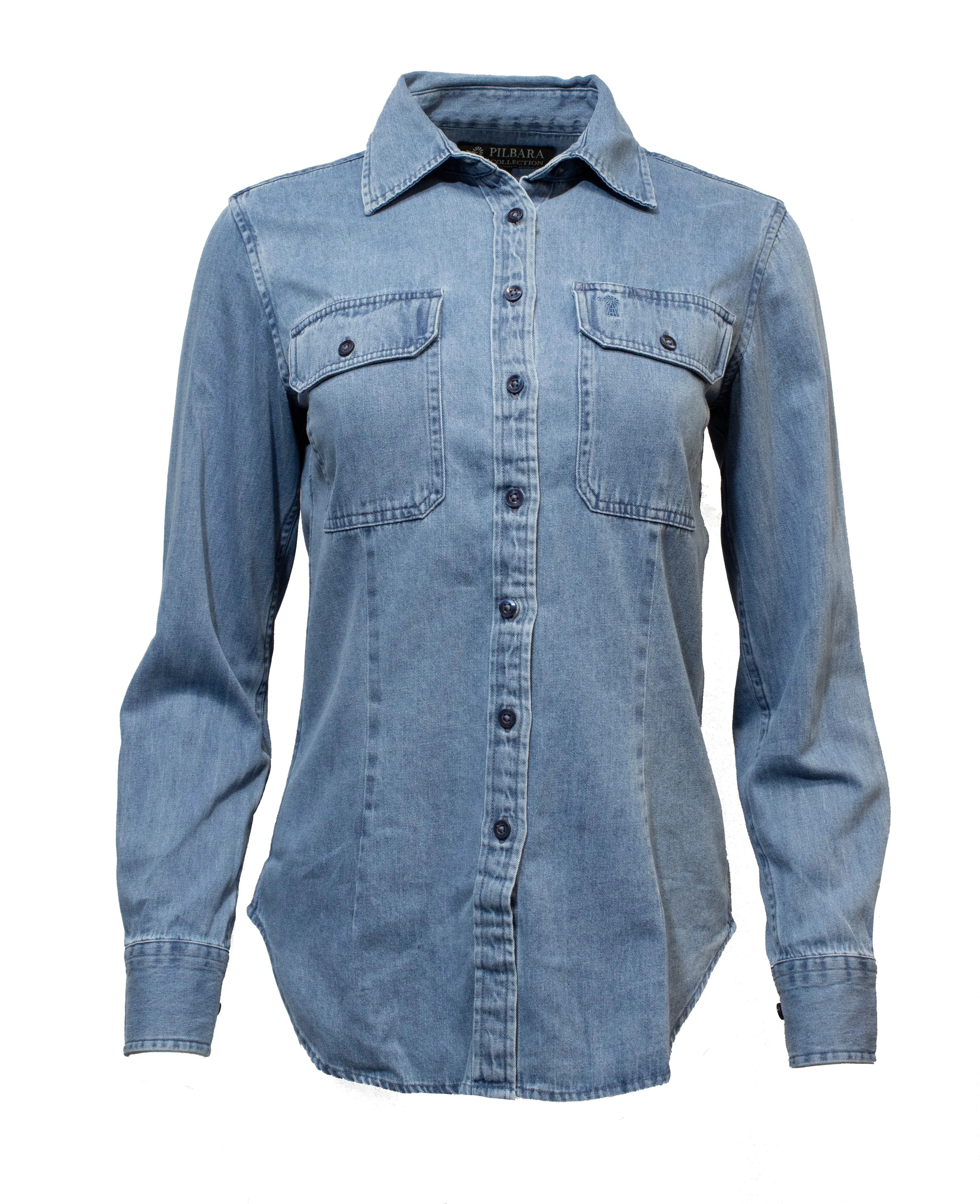 Pilbara Ladies Denim Shirt