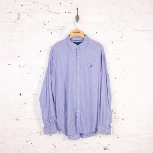 Ralph Lauren Check Shirt - Blue - XXL