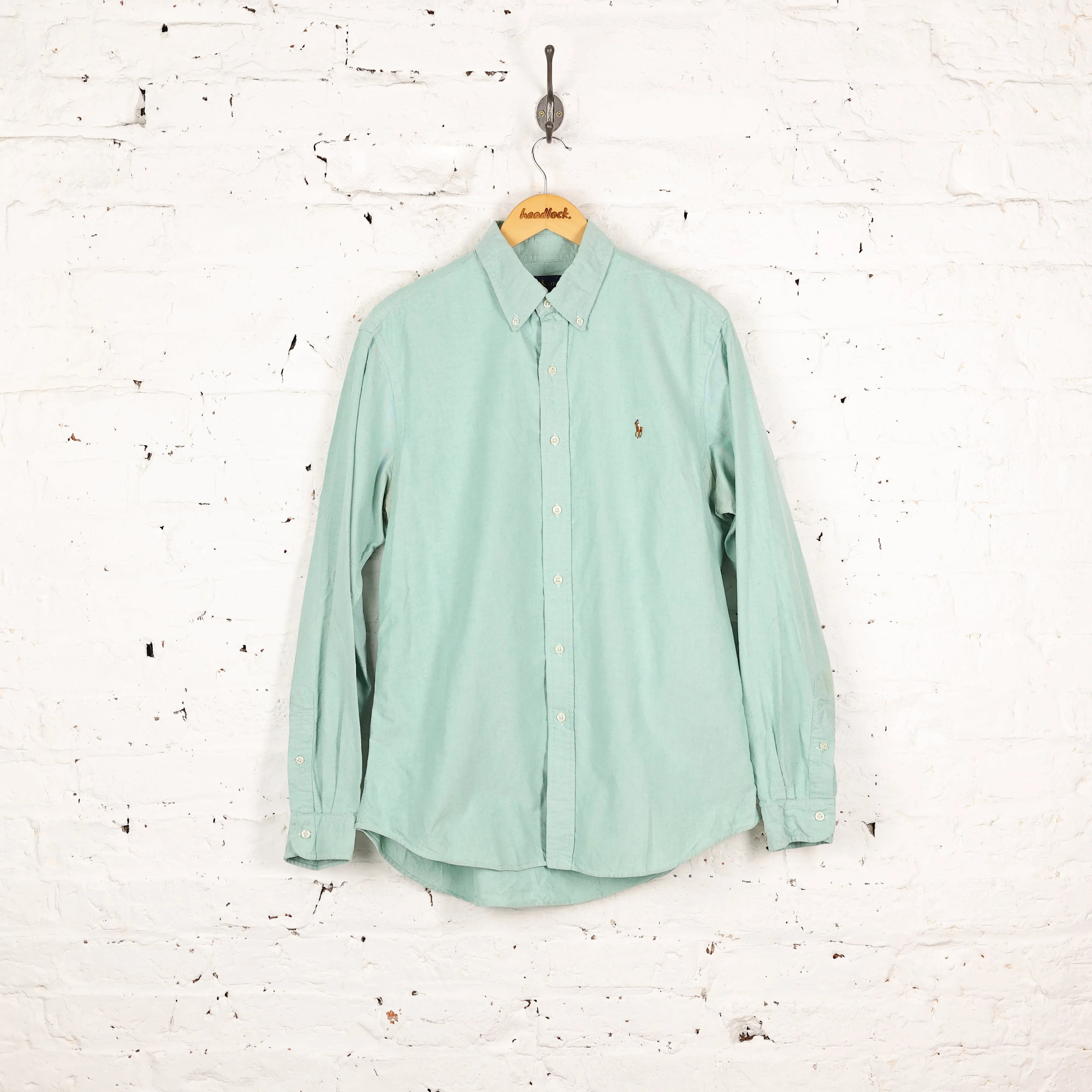 Ralph Lauren Classic Fit Button Down Shirt - Green - L