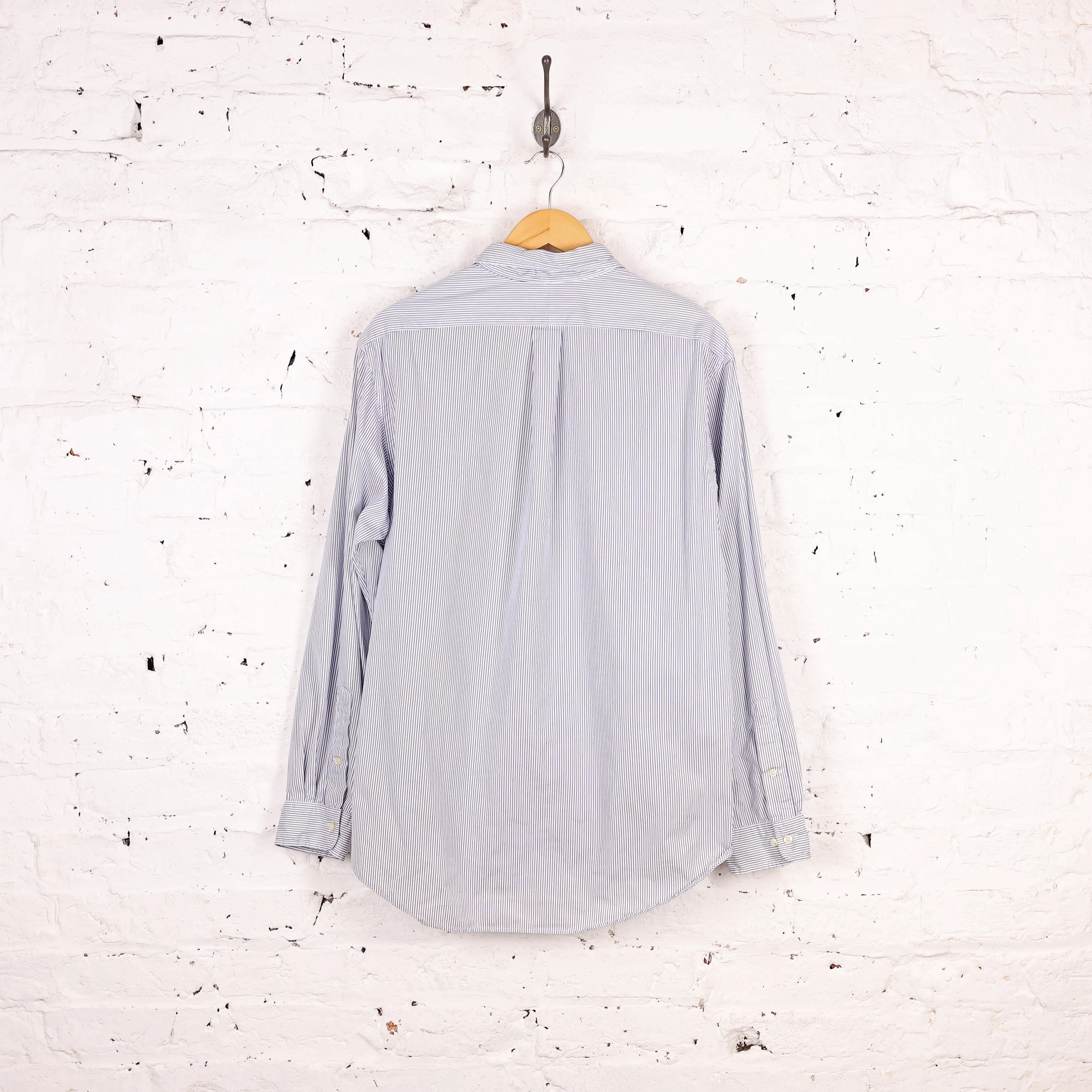 Ralph Lauren Striped Shirt - Blue - L