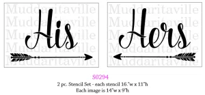 S0297 Couple's Stencil Packs